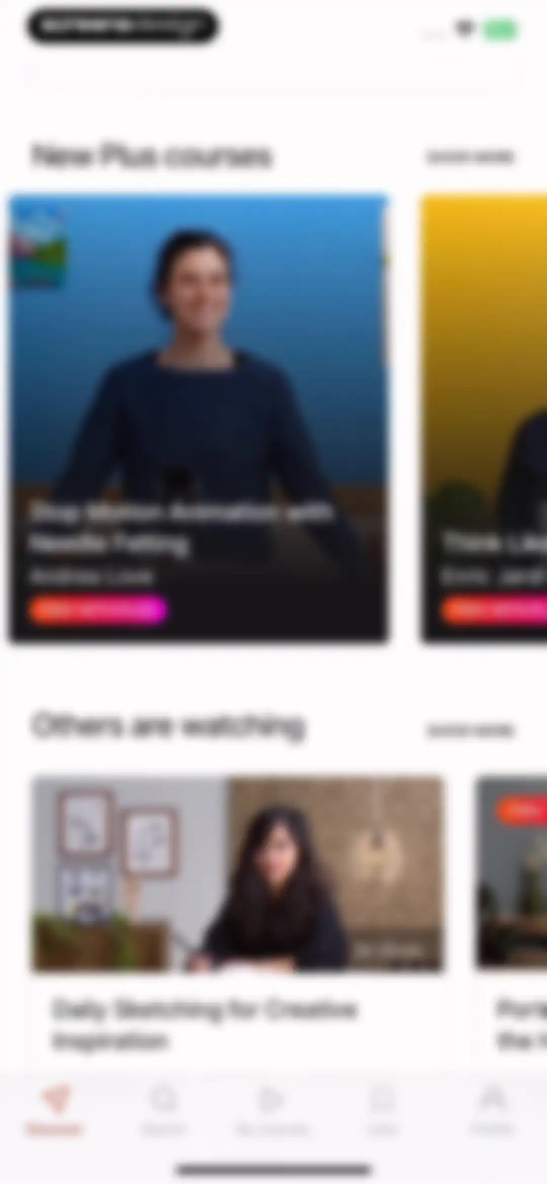 Domestika - Online courses screen 12