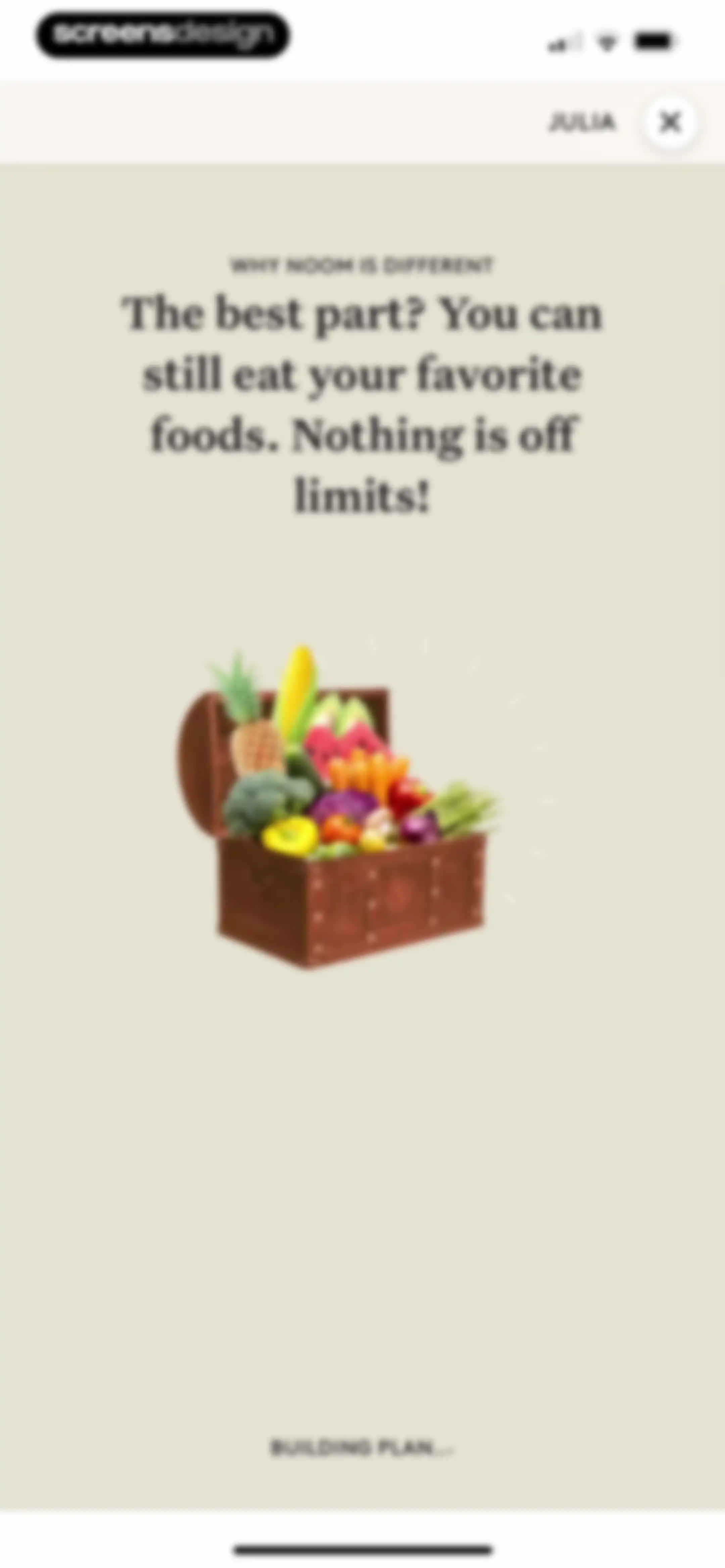 Noom Weight Loss, Food Tracker screen 65