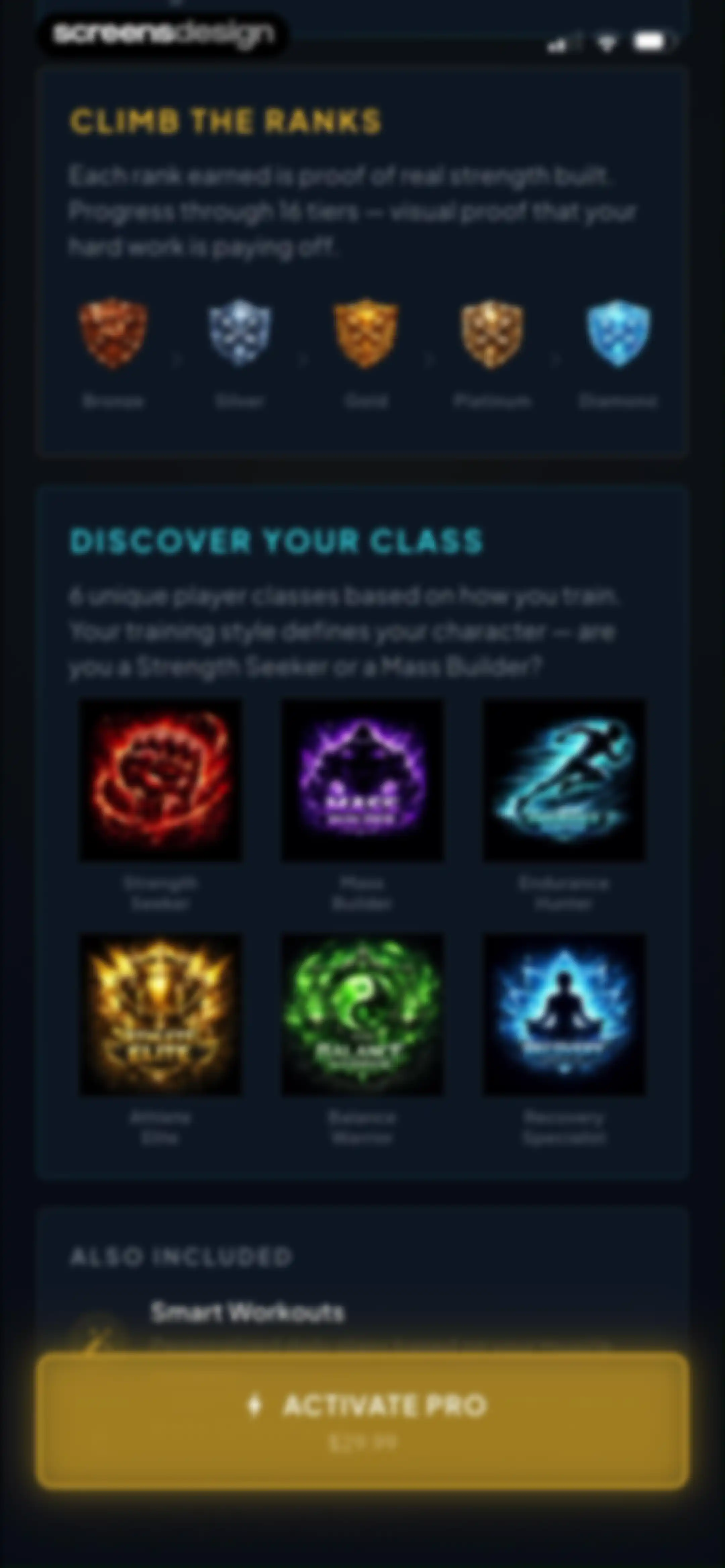 GymLevels: Ranked Gym Workouts screen 57