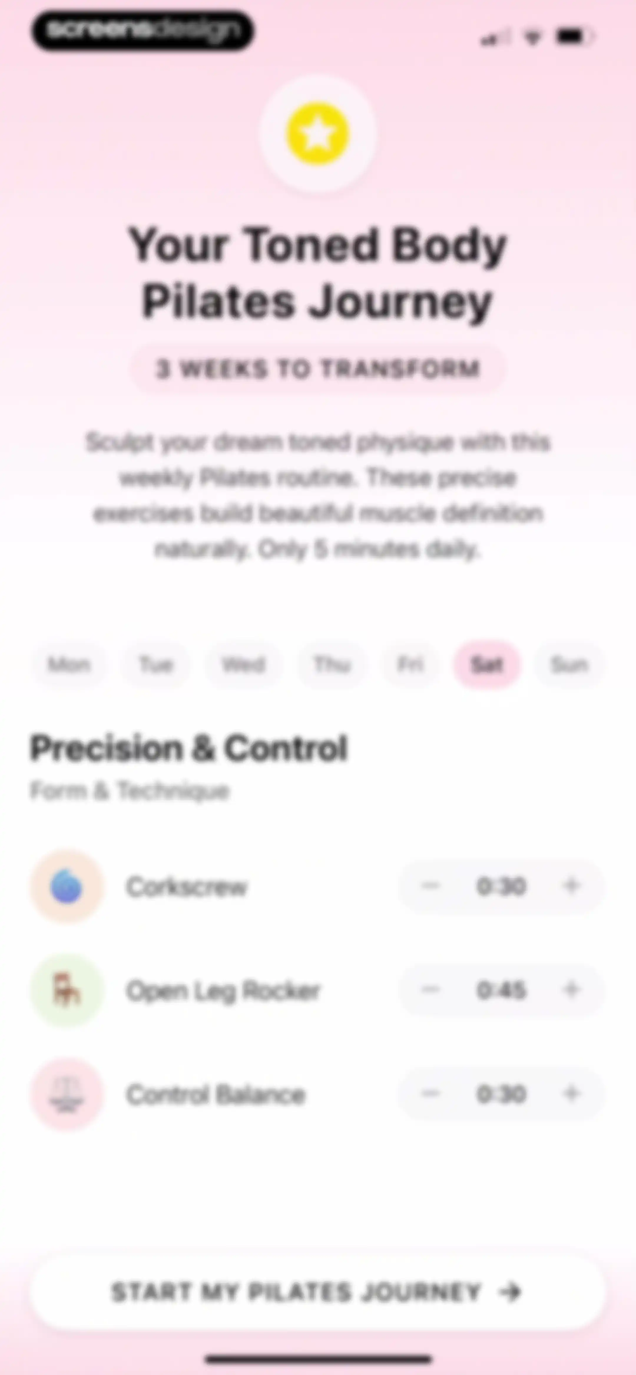 Tone AI: Pilates & Workouts screen 37