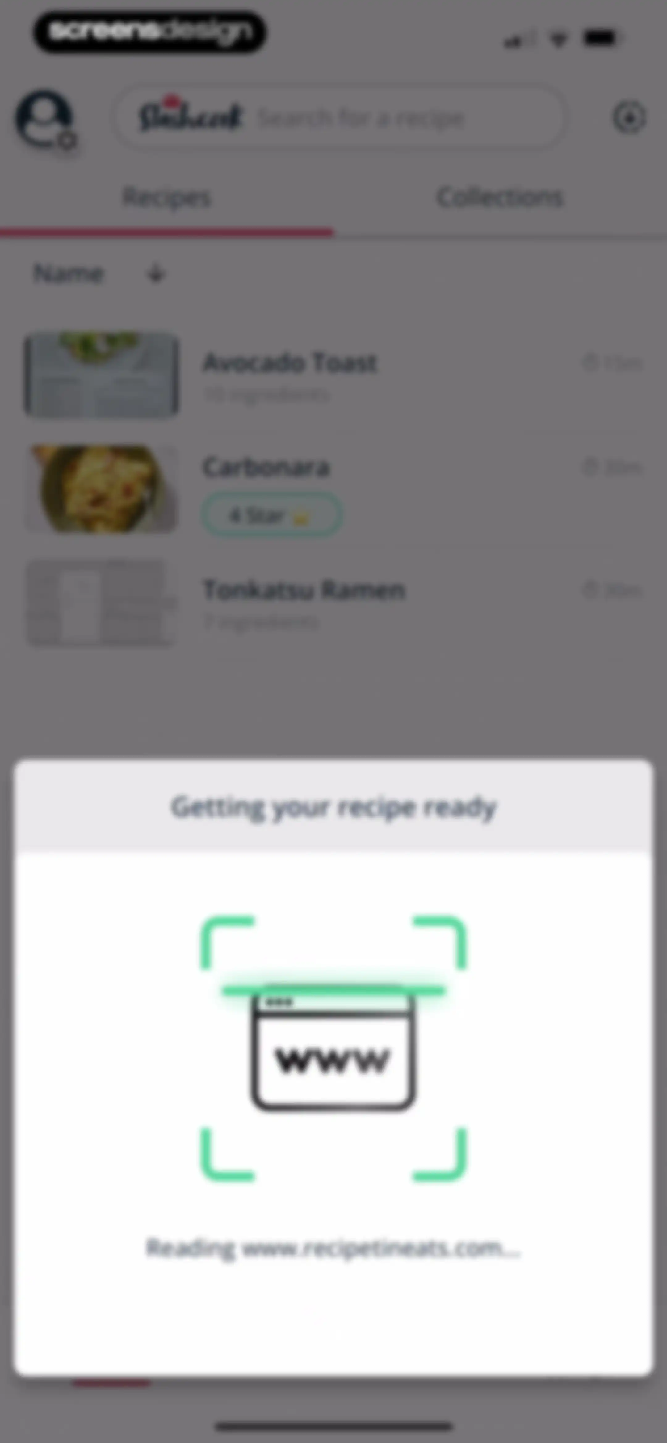 Stashcook: Recipe Keeper screen 105