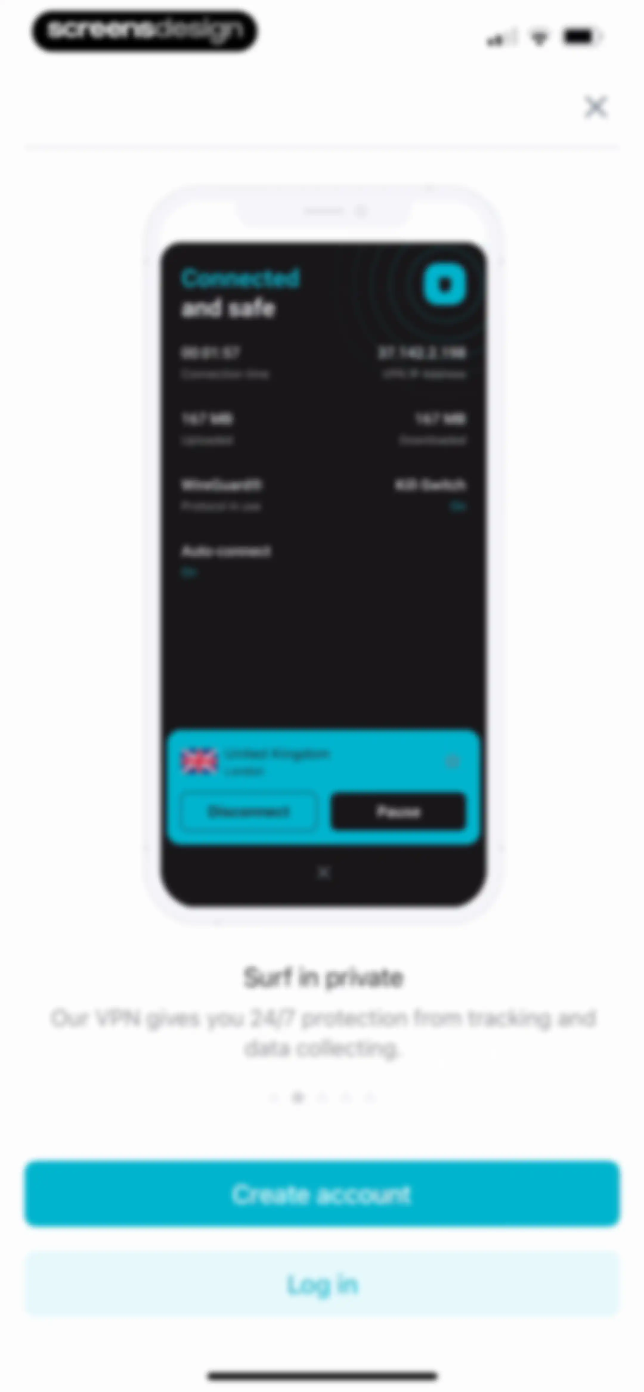 Surfshark VPN: Fast VPN App screen 4