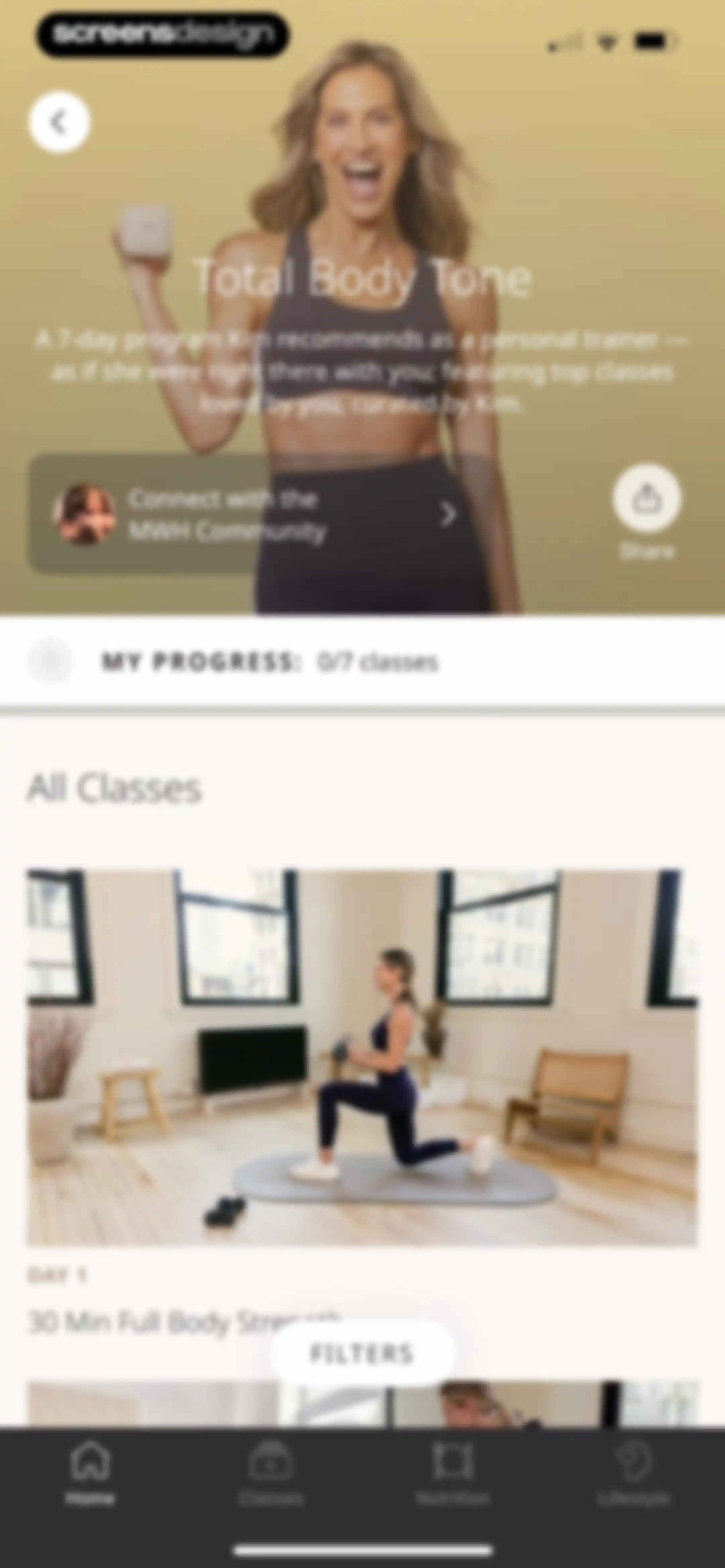 MWH: Fitness + Wellness screen 69