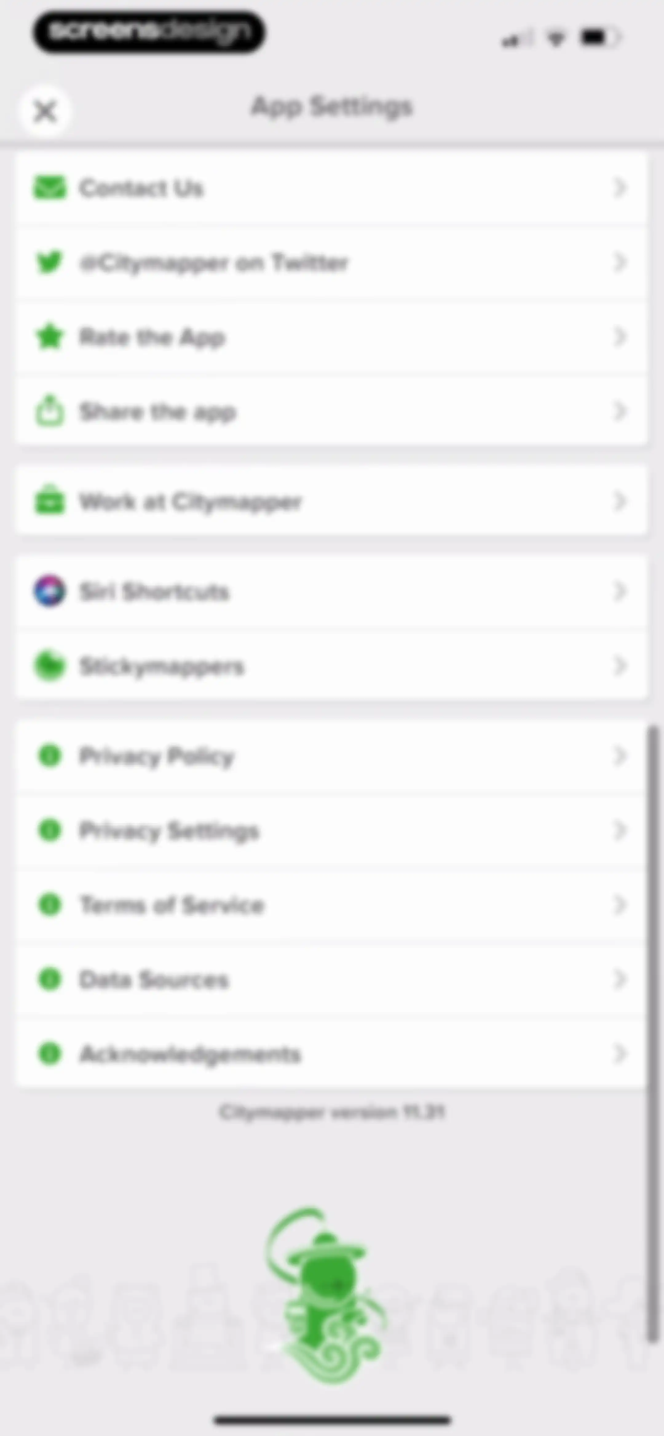 Citymapper: All Live Transit screen 169