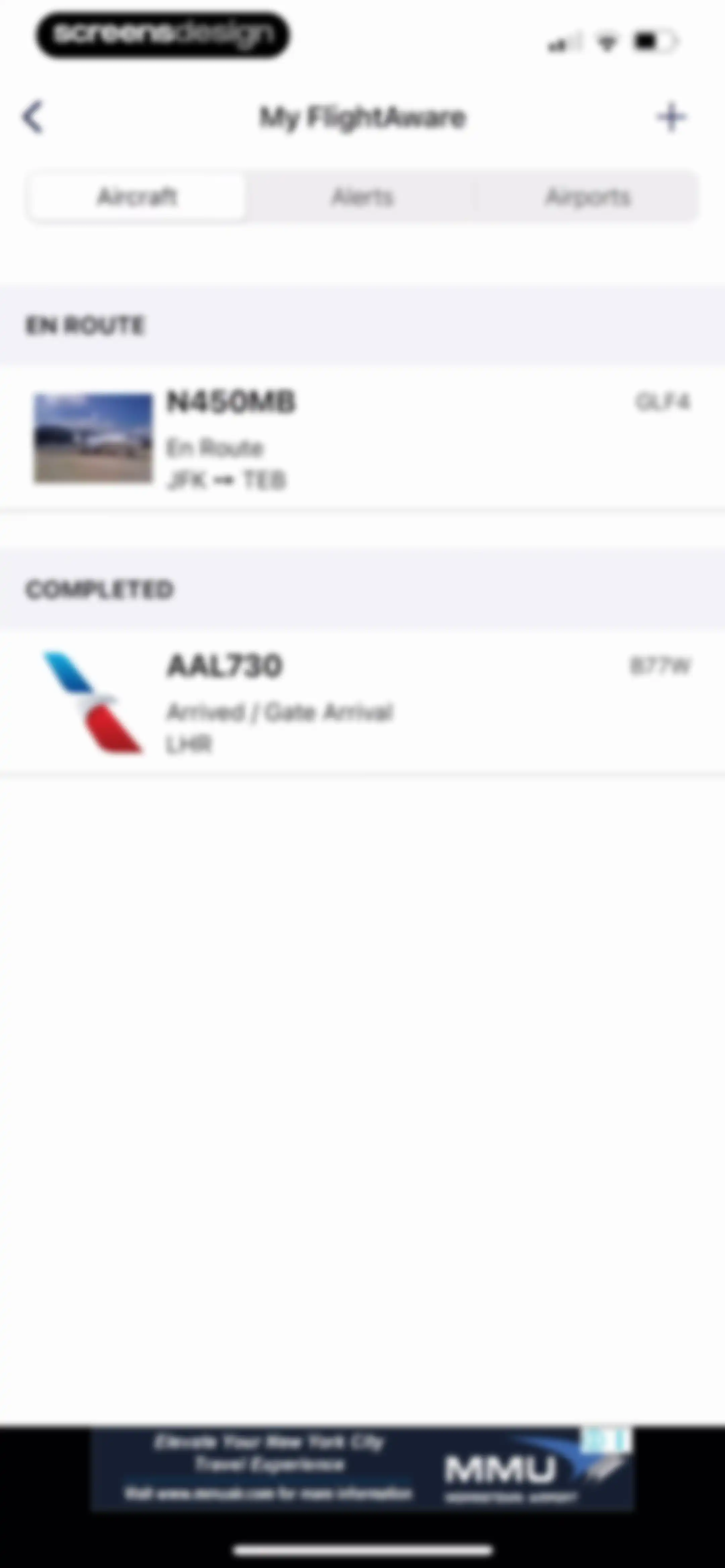 FlightAware Flight Tracker screen 82