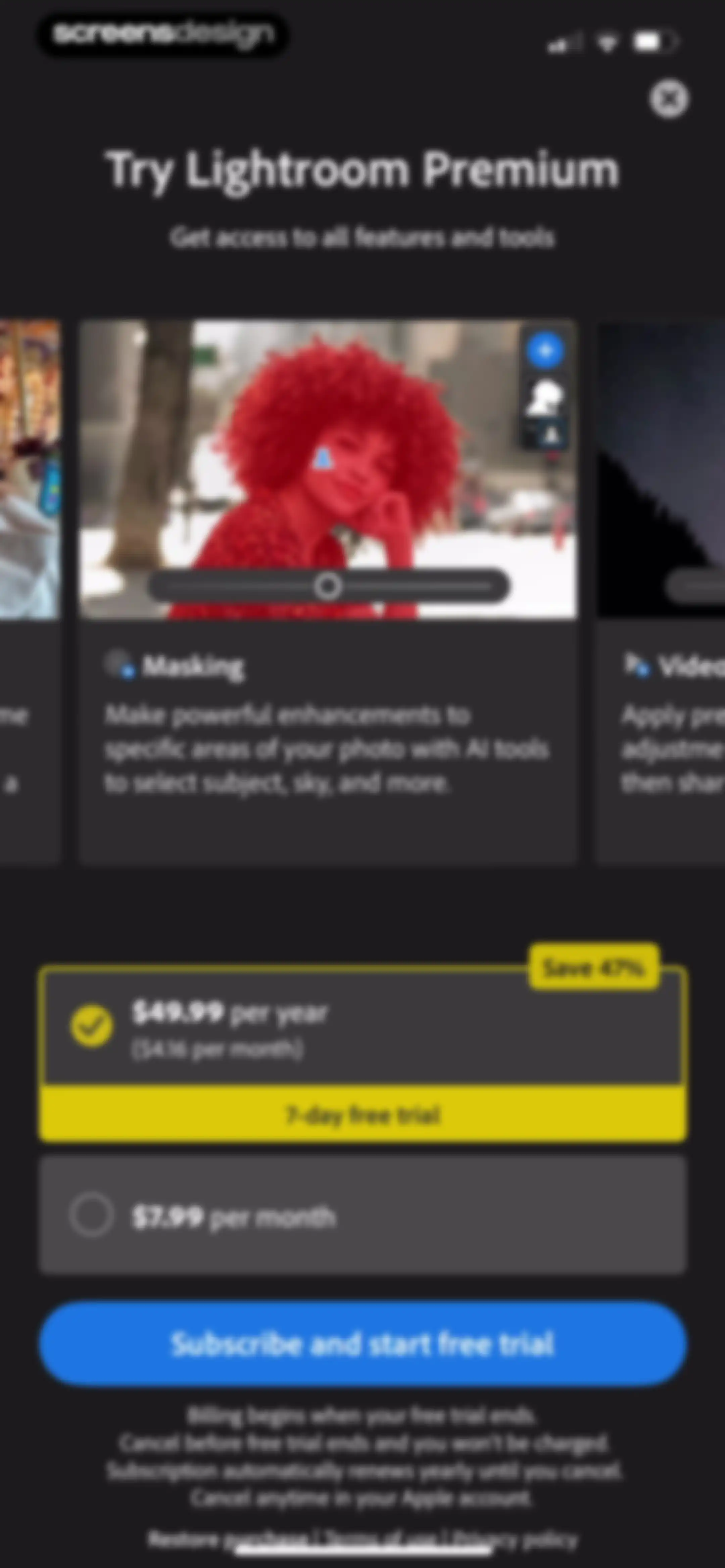 Lightroom: AI Photo Editor screen 12