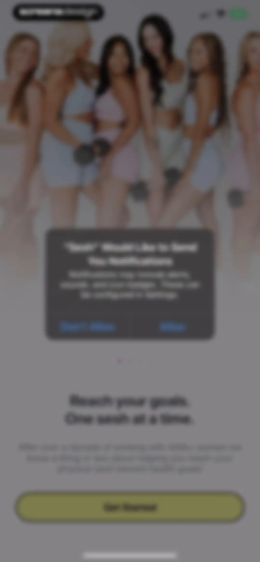 Sesh: Women Fitness & Workouts screen 2