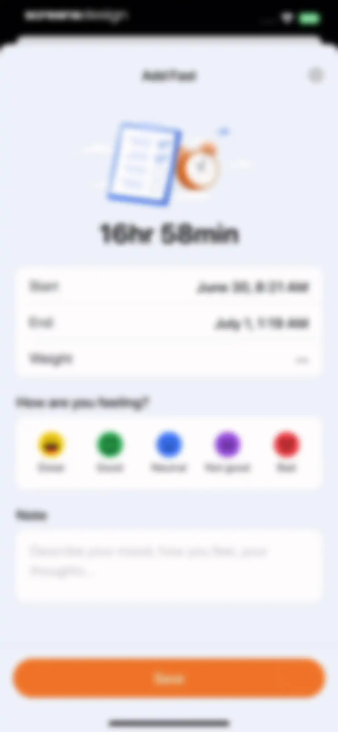 BodyOK: Intermittent Fasting screen 43