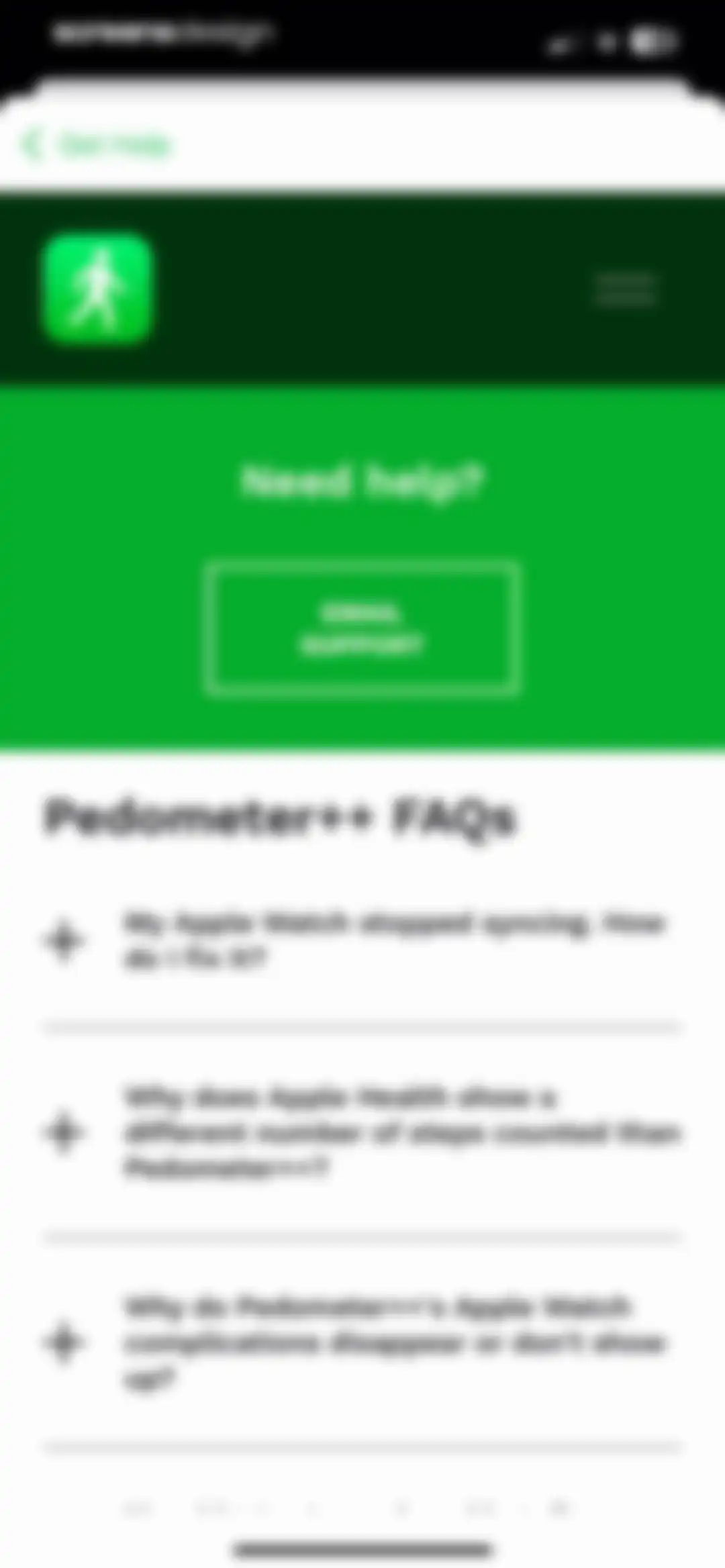 Pedometer++ screen 73