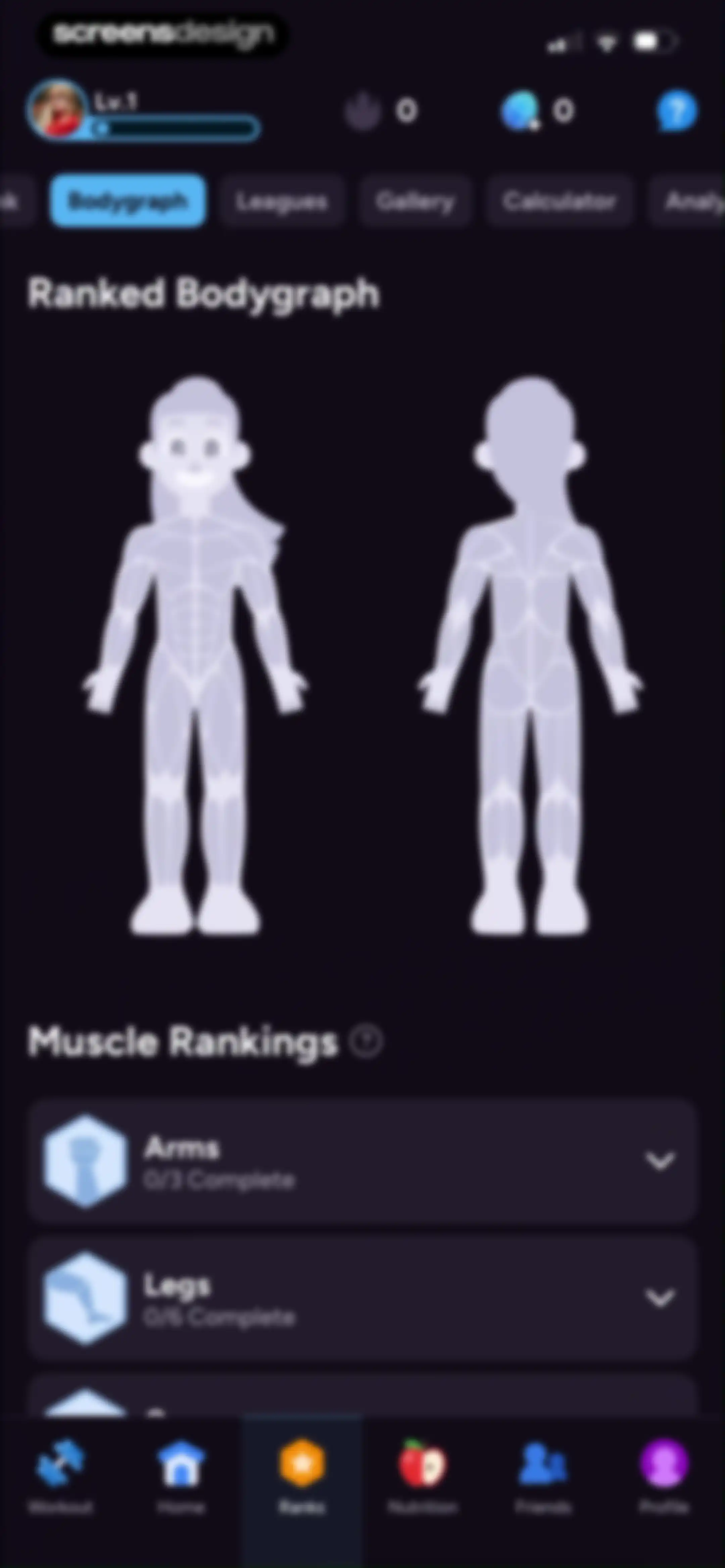 Liftoff - Ranked Gym Workouts screen 236