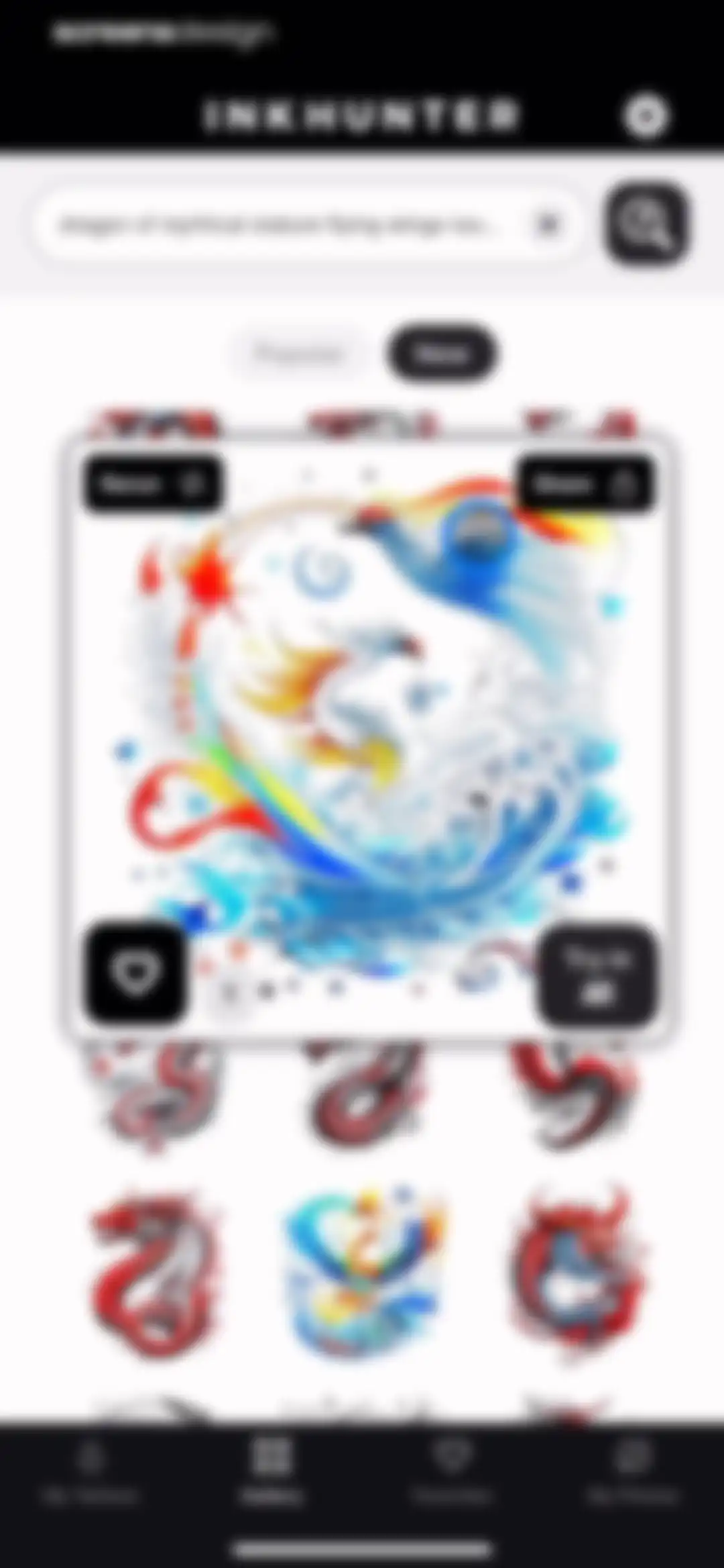 INKHUNTER - AI Tattoo Design screen 15