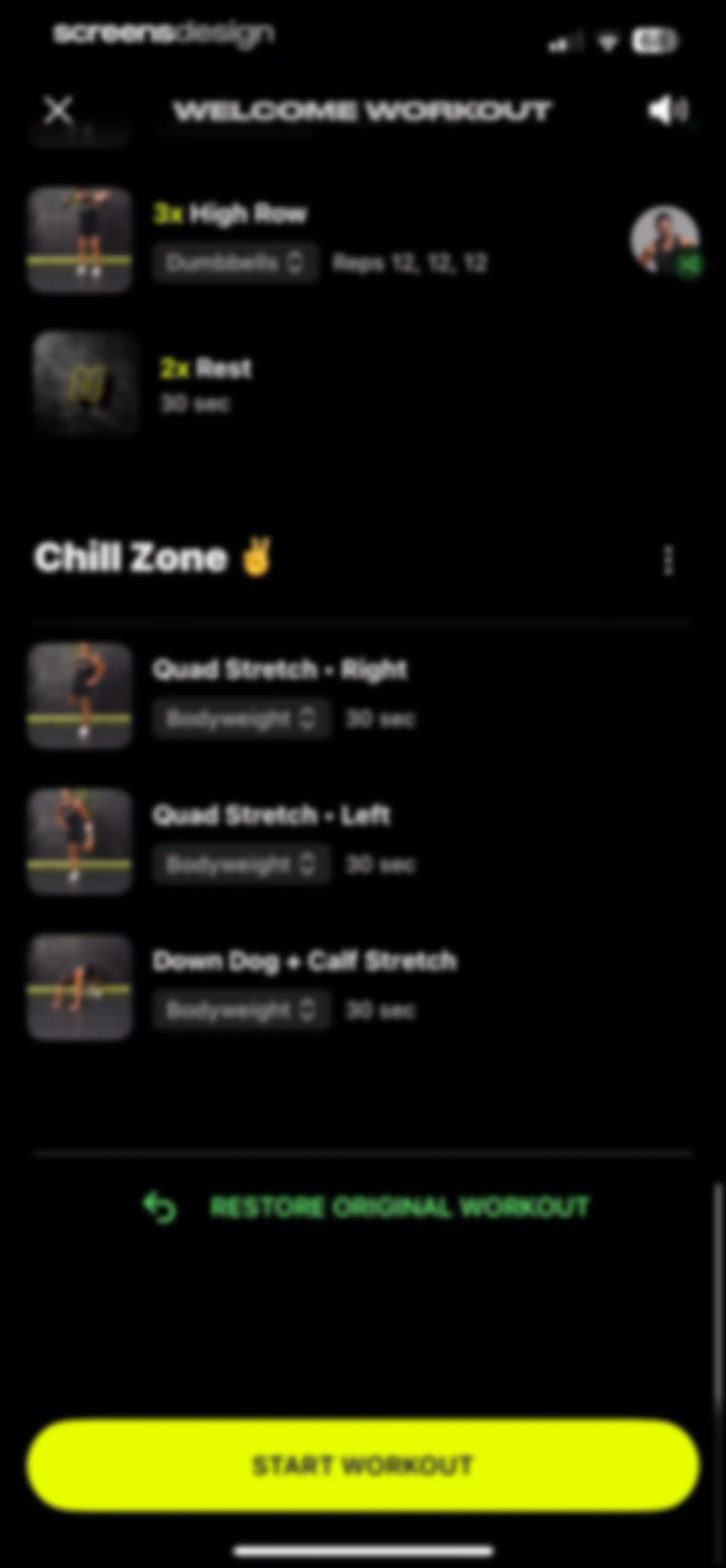 LADDER Strength Training Plans screen 31