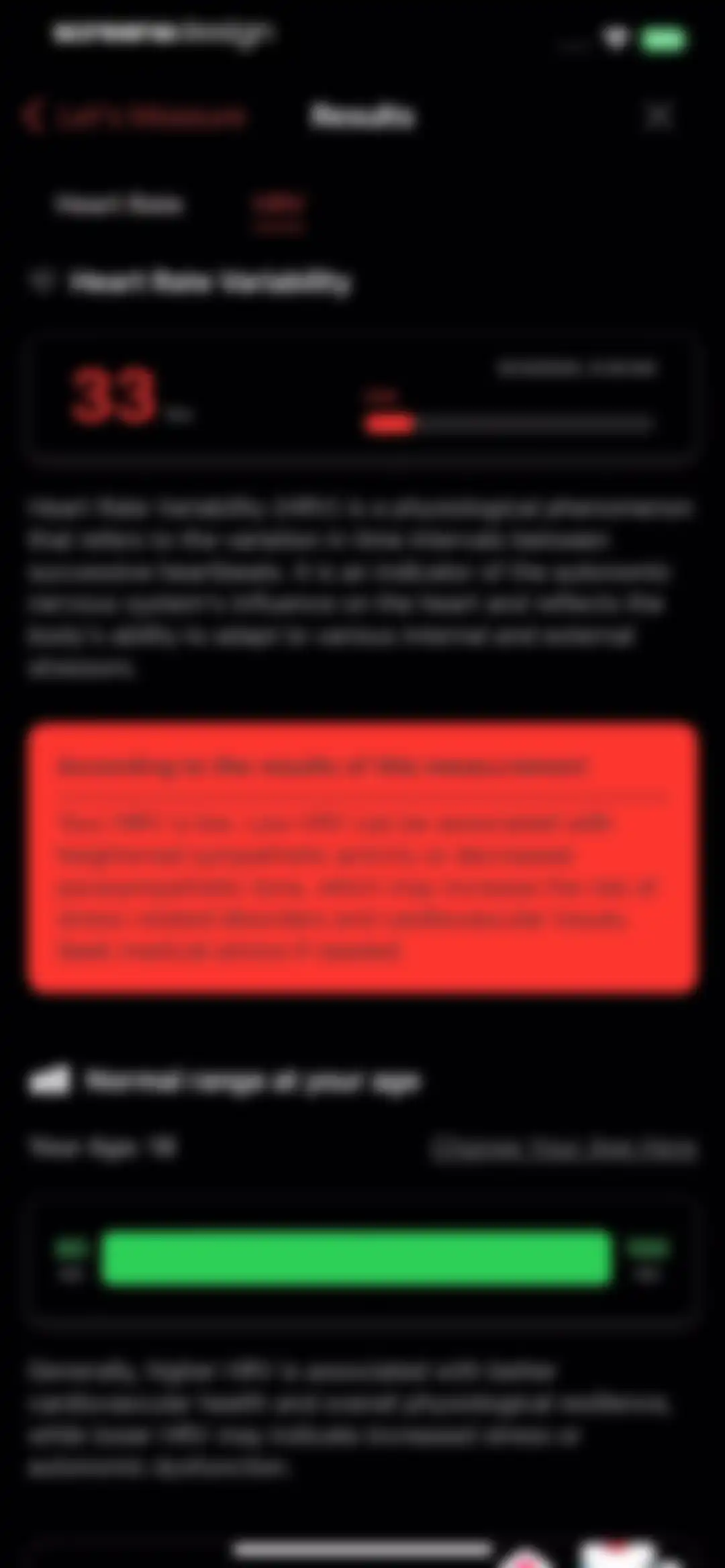 Check Heart Rate Now screen 12