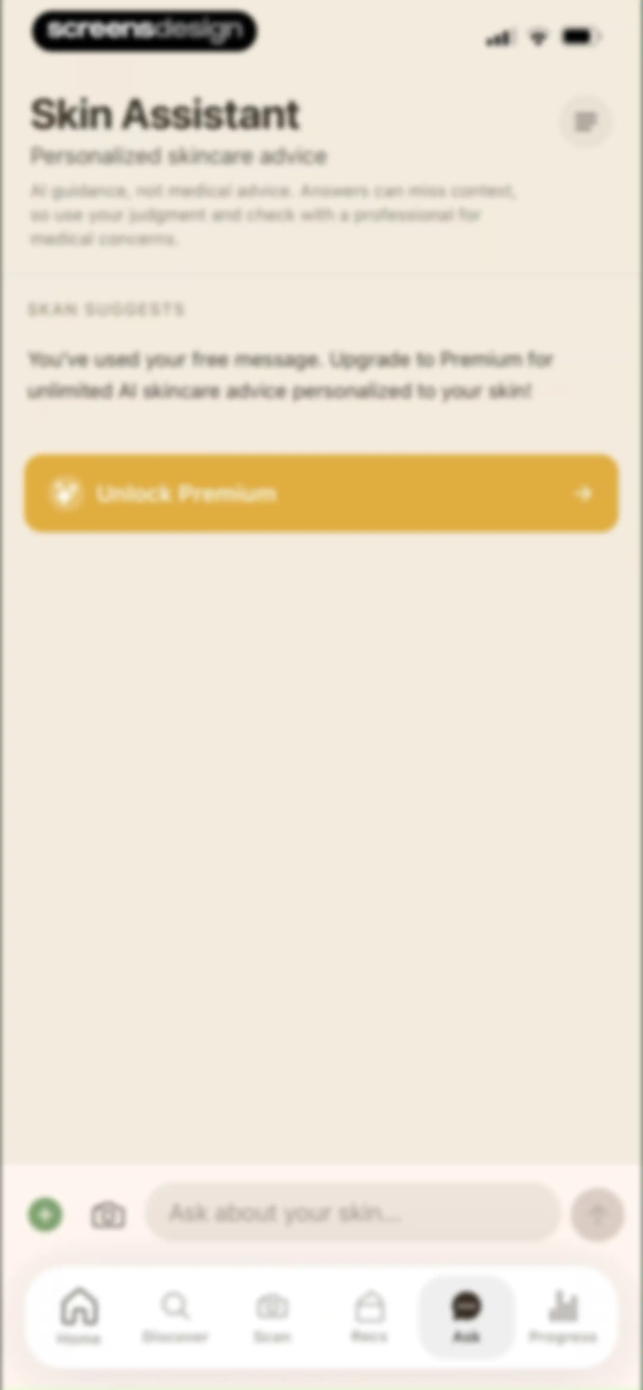 Skan - #1 Skincare App screen 100