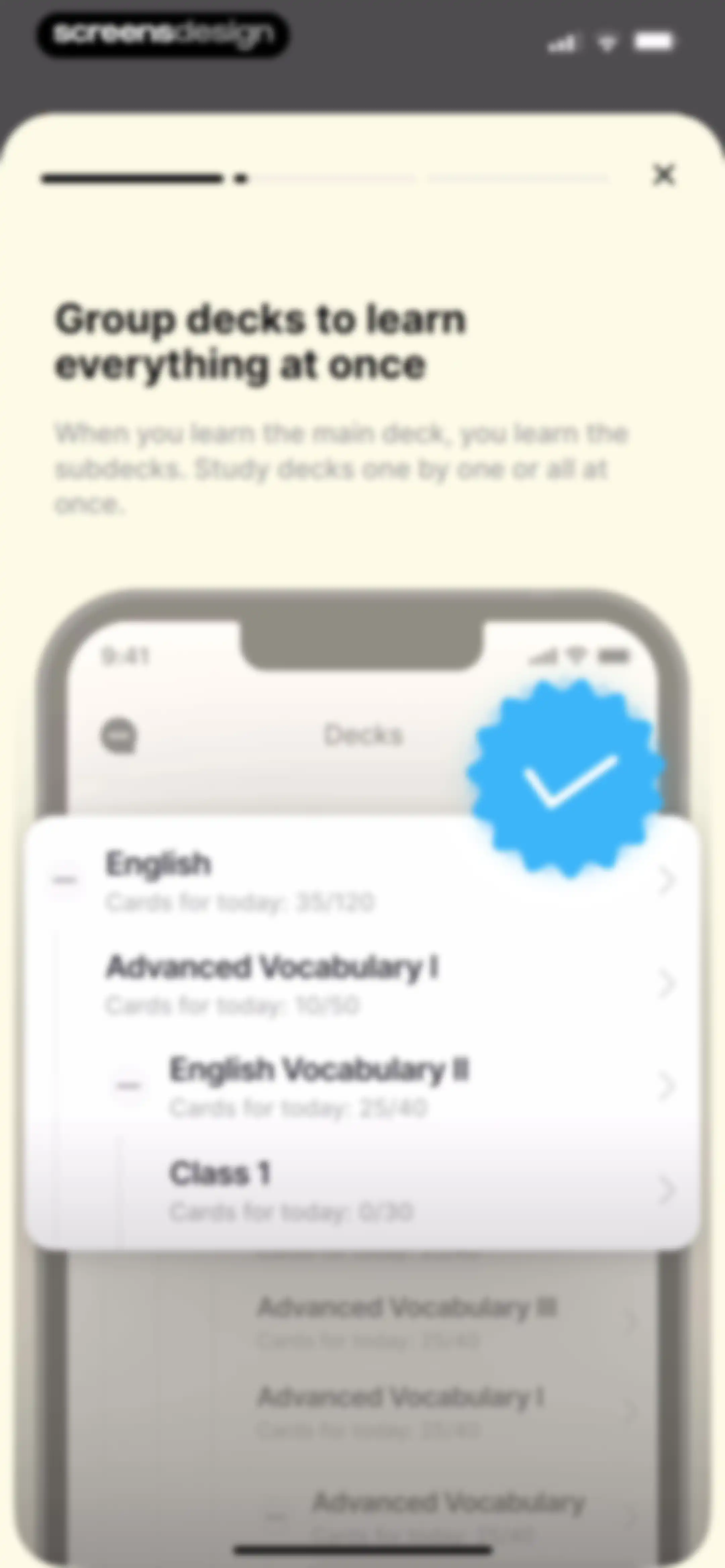 Noji - Flashcards study app screen 112