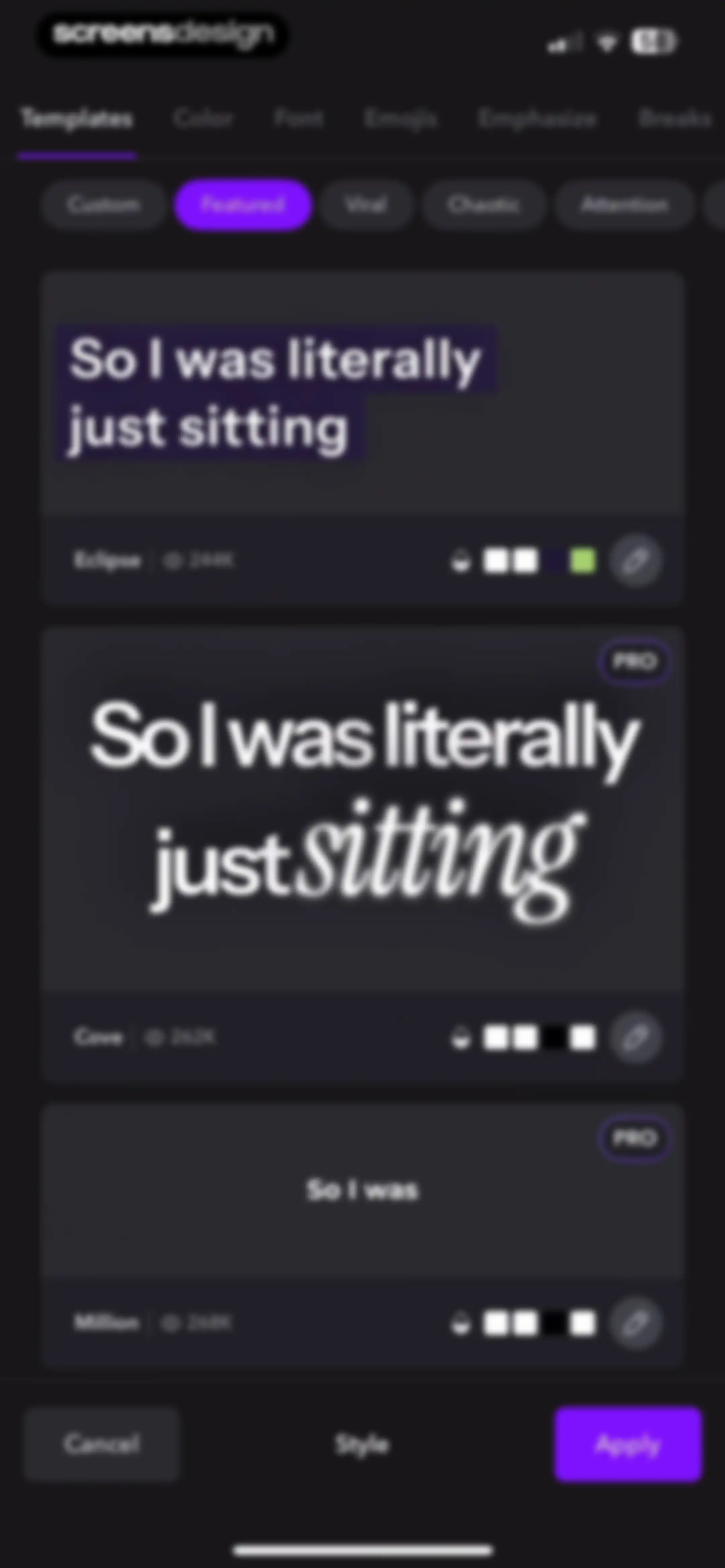 Captions: AI Edits Your Video screen 50