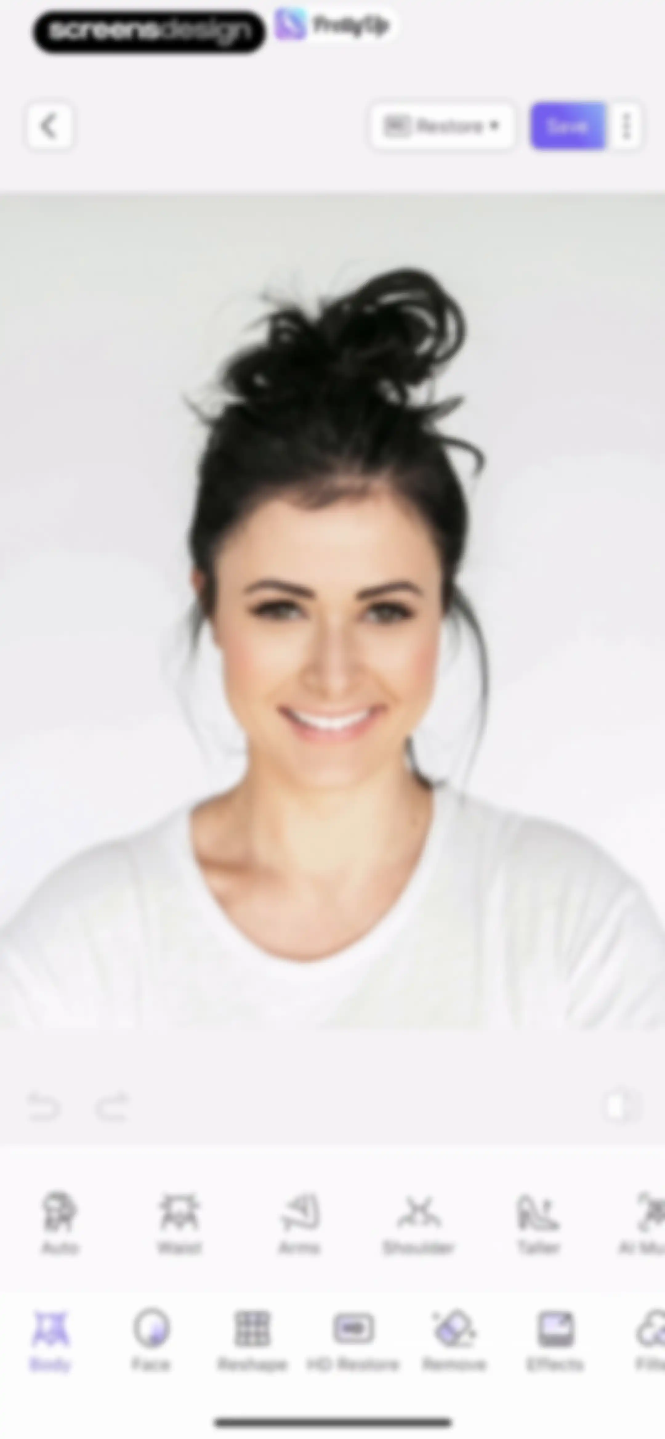 PrettyUp - Body Editor Video screen 111
