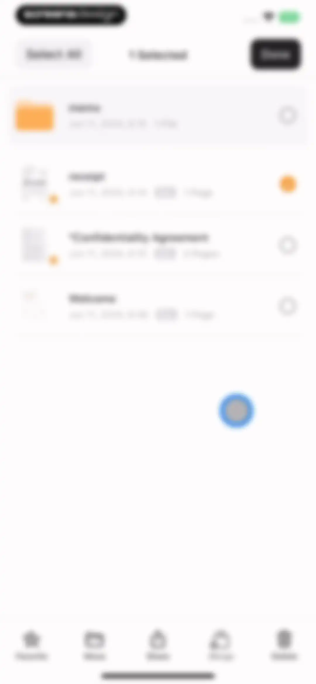 SCAN ACE · PDF Scanner App screen 50