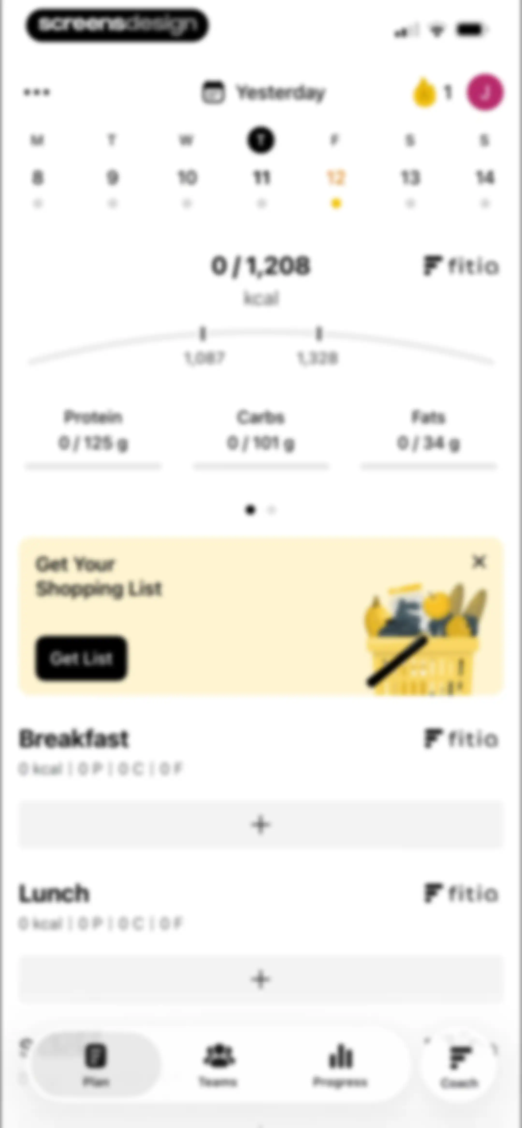 Fitia: Calorie Counter & Diet screen 92