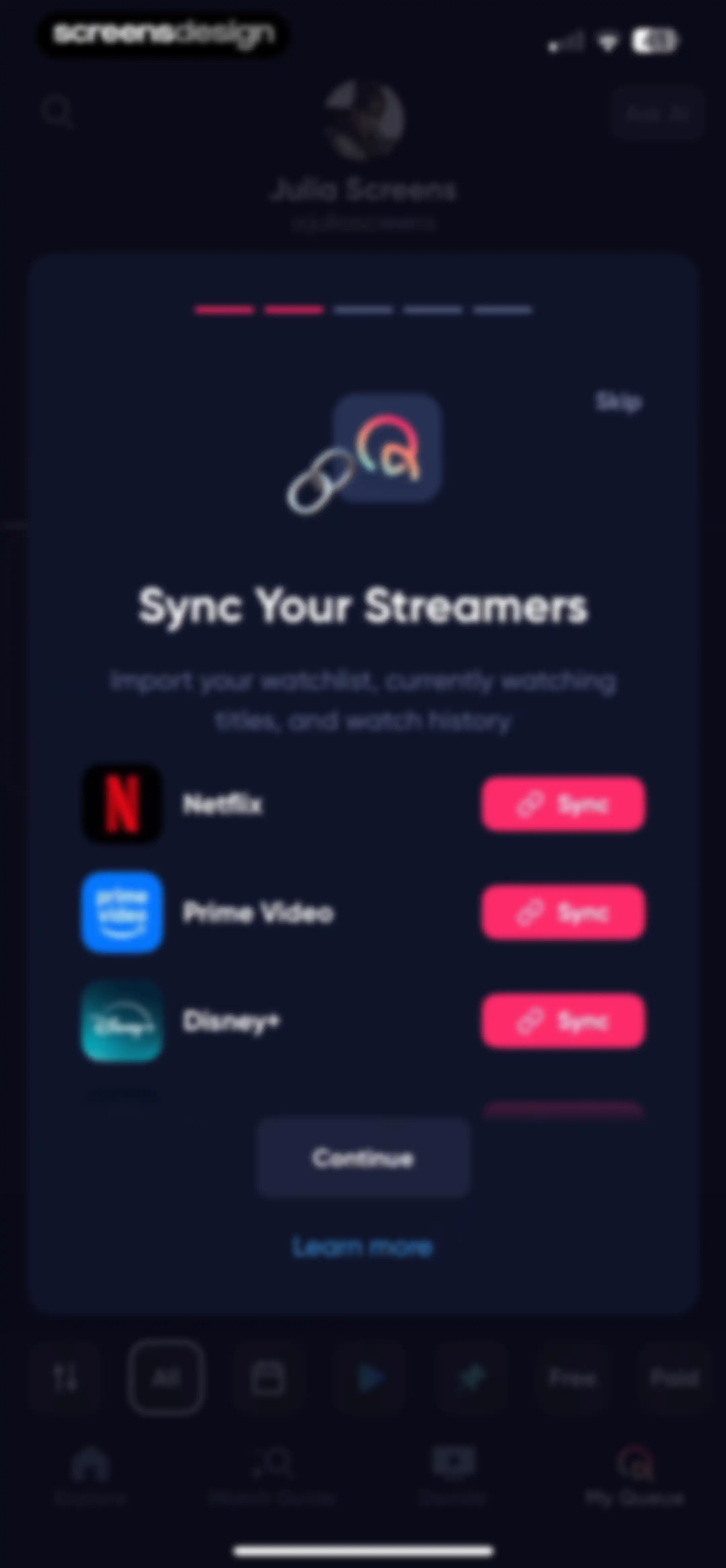 Queue - Find Movies & Shows screen 7