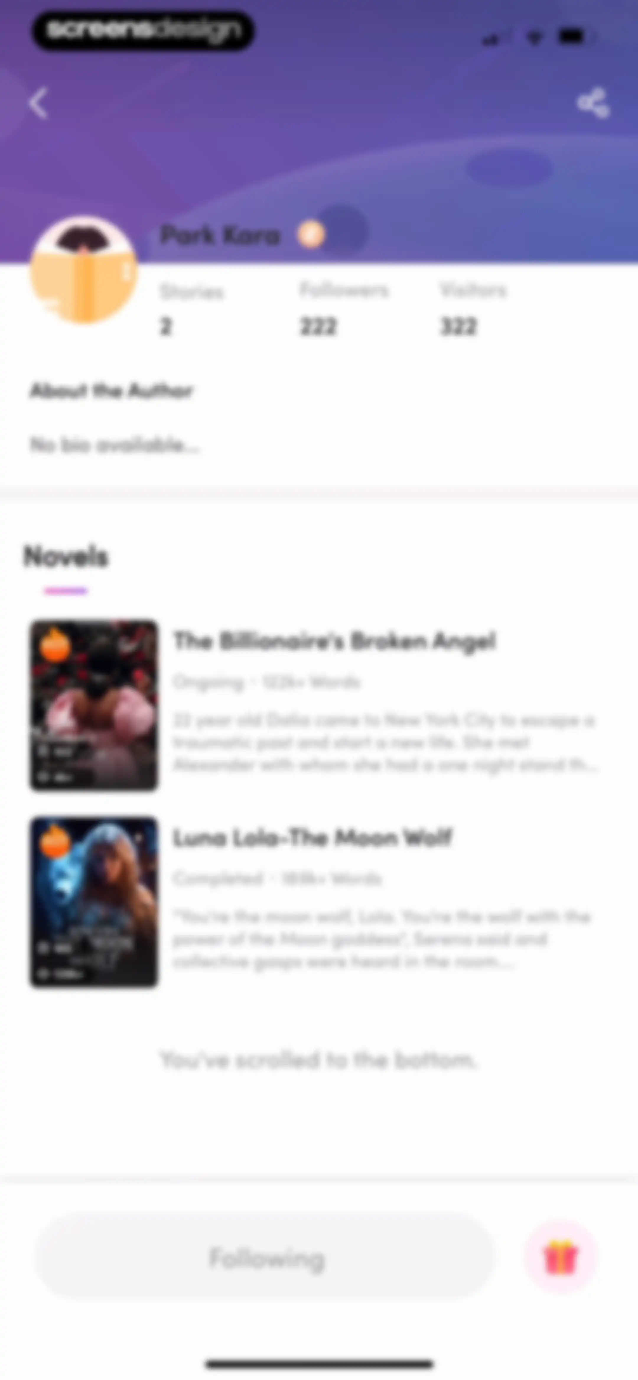 My Fiction: Stories & Novels screen 31