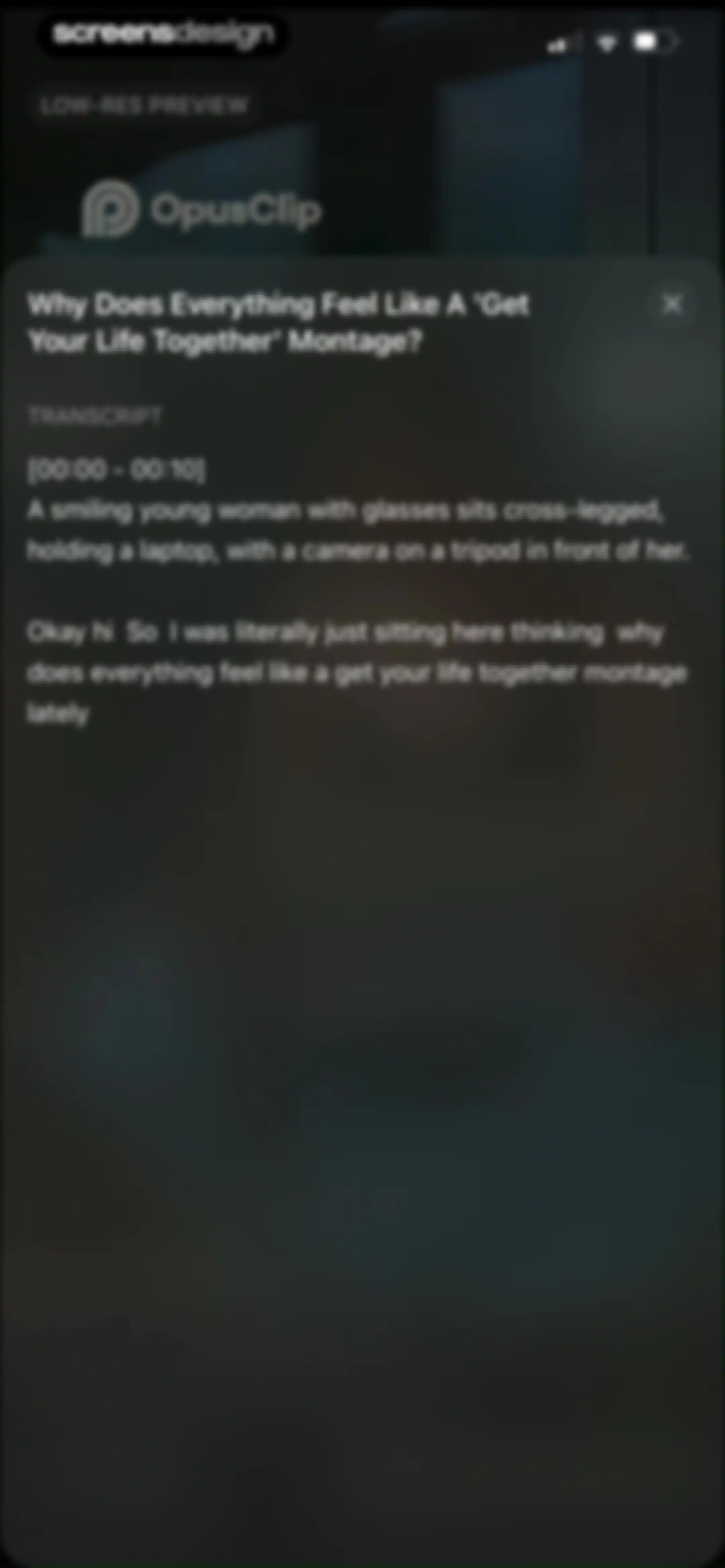 OpusClip - AI video clipping screen 34