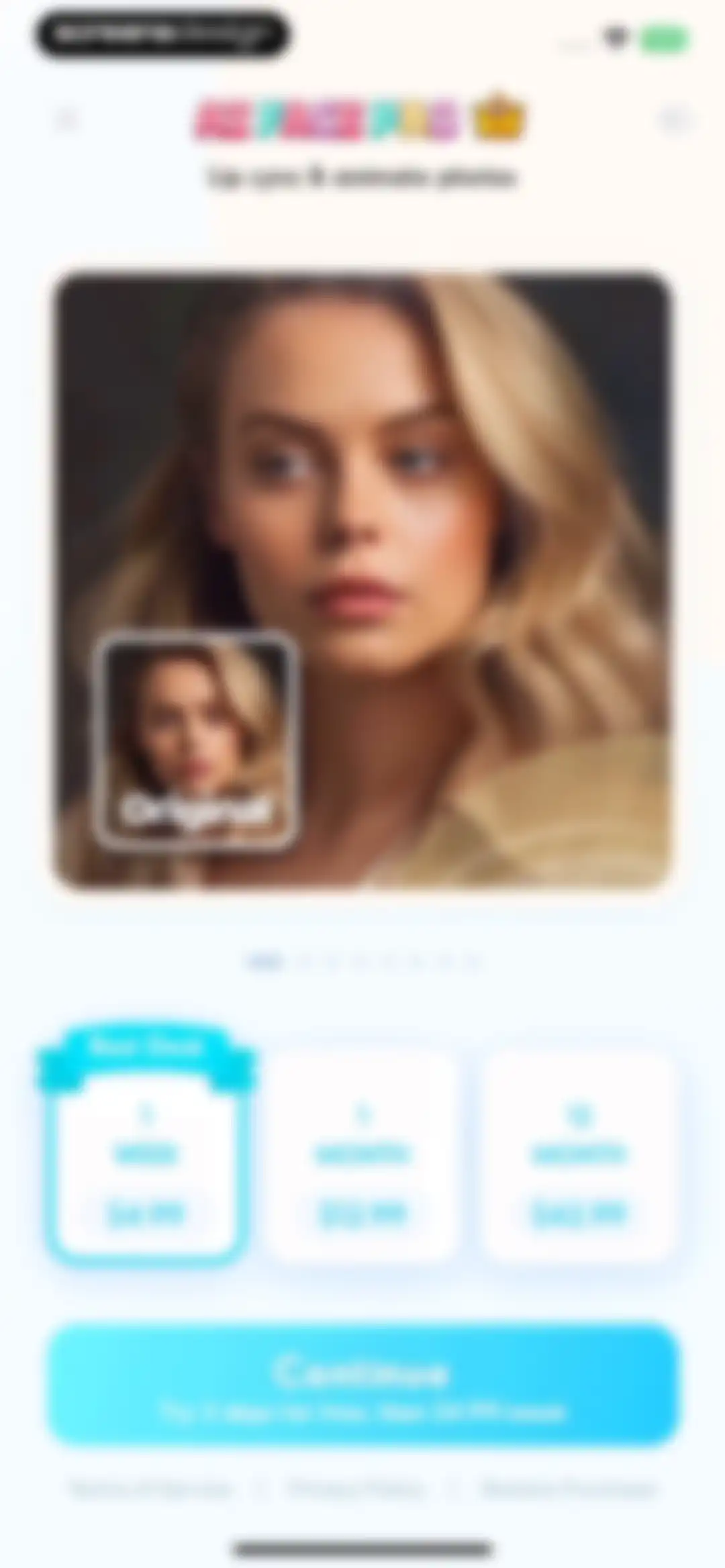 FunMe: AI Face Photo Animator screen 2