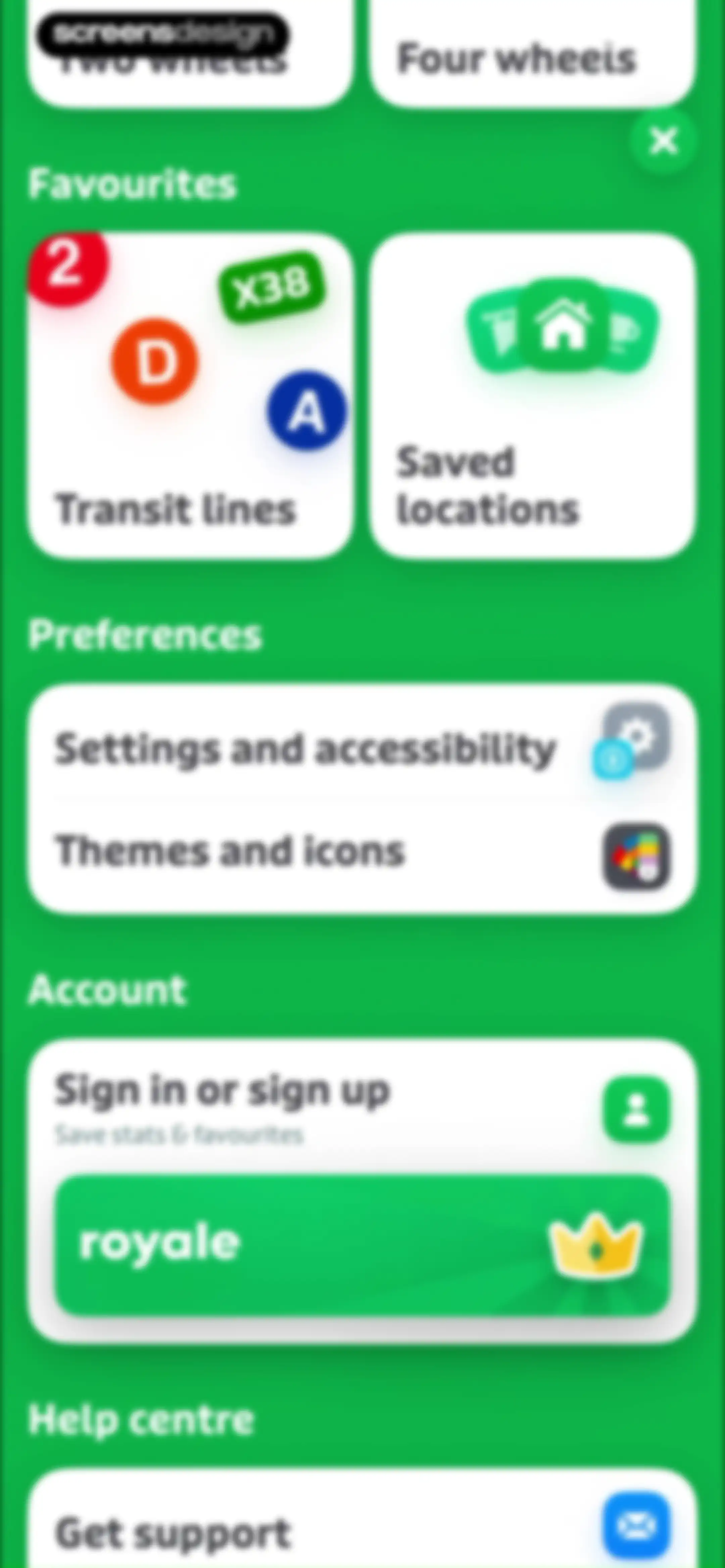 Transit • Subway & Bus Times screen 73