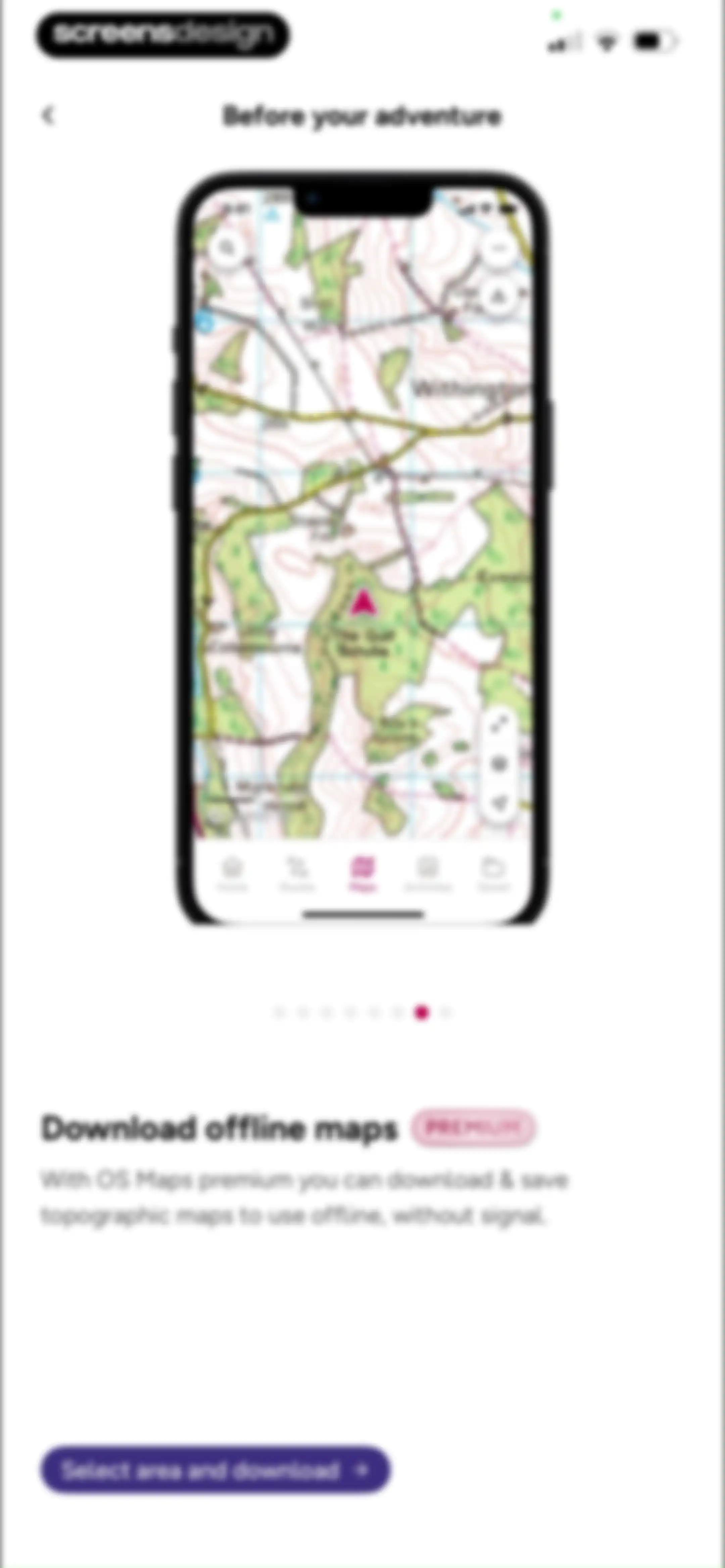 OS Maps: Walk, Hike, Run, Bike screen 116