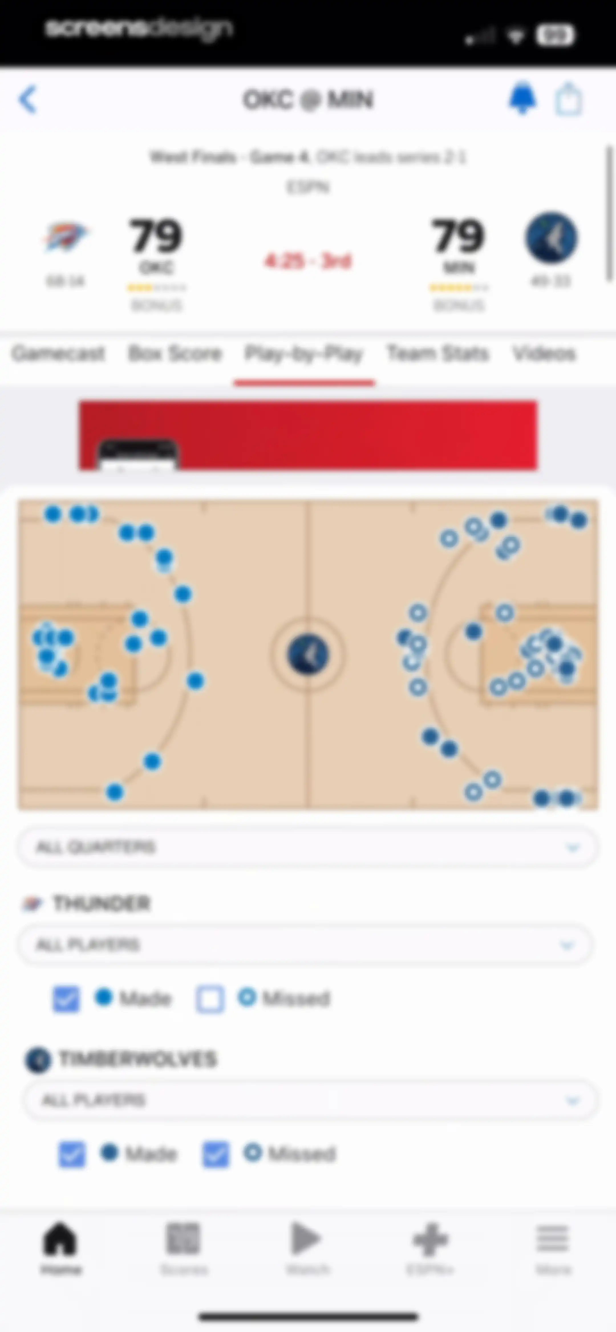 ESPN: Live Sports & Scores screen 51