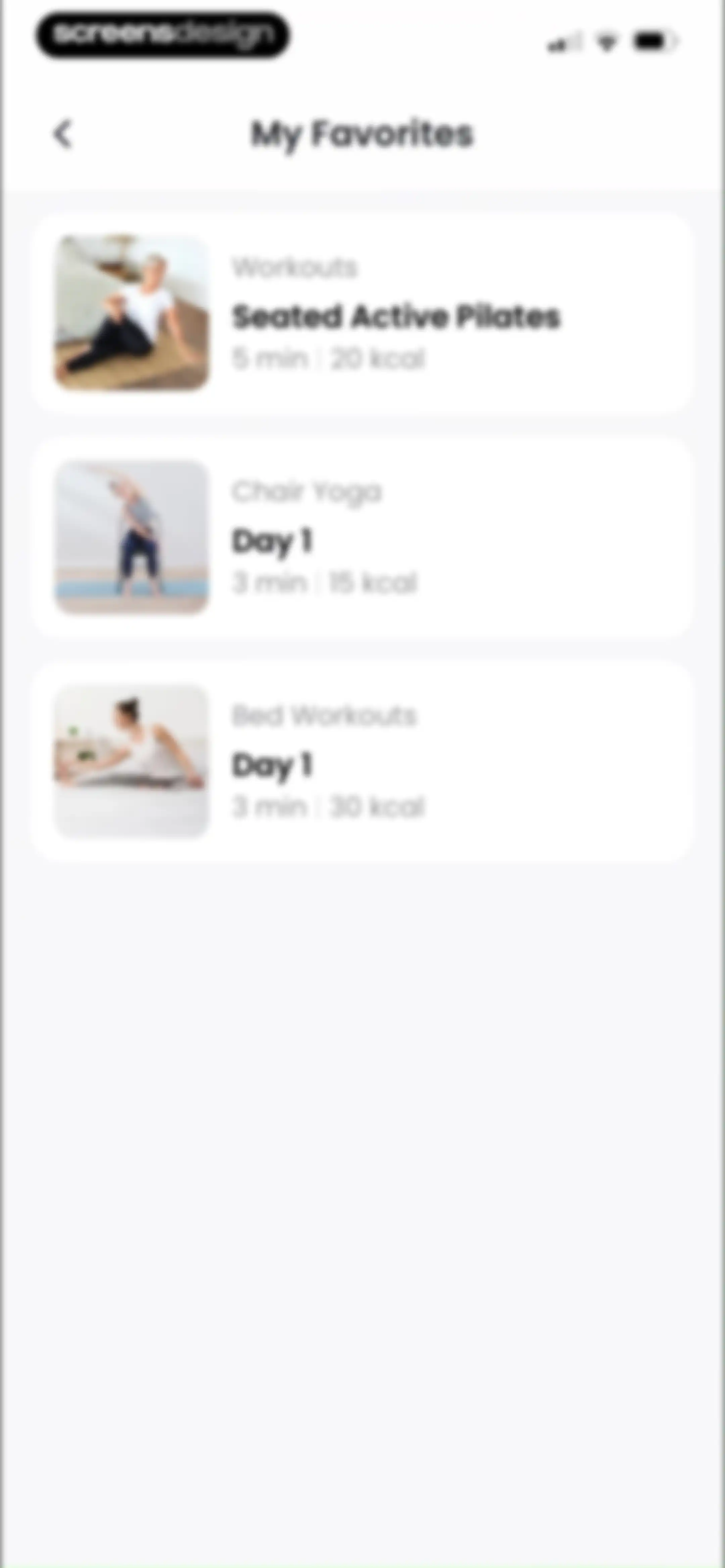 ChillFit: Home Workout Planner screen 168