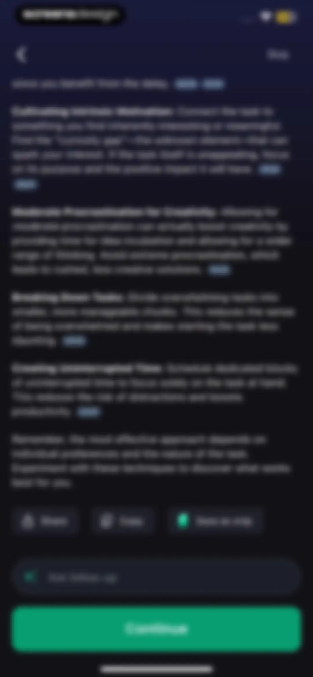 Snipd | AI Podcast Player screen 40