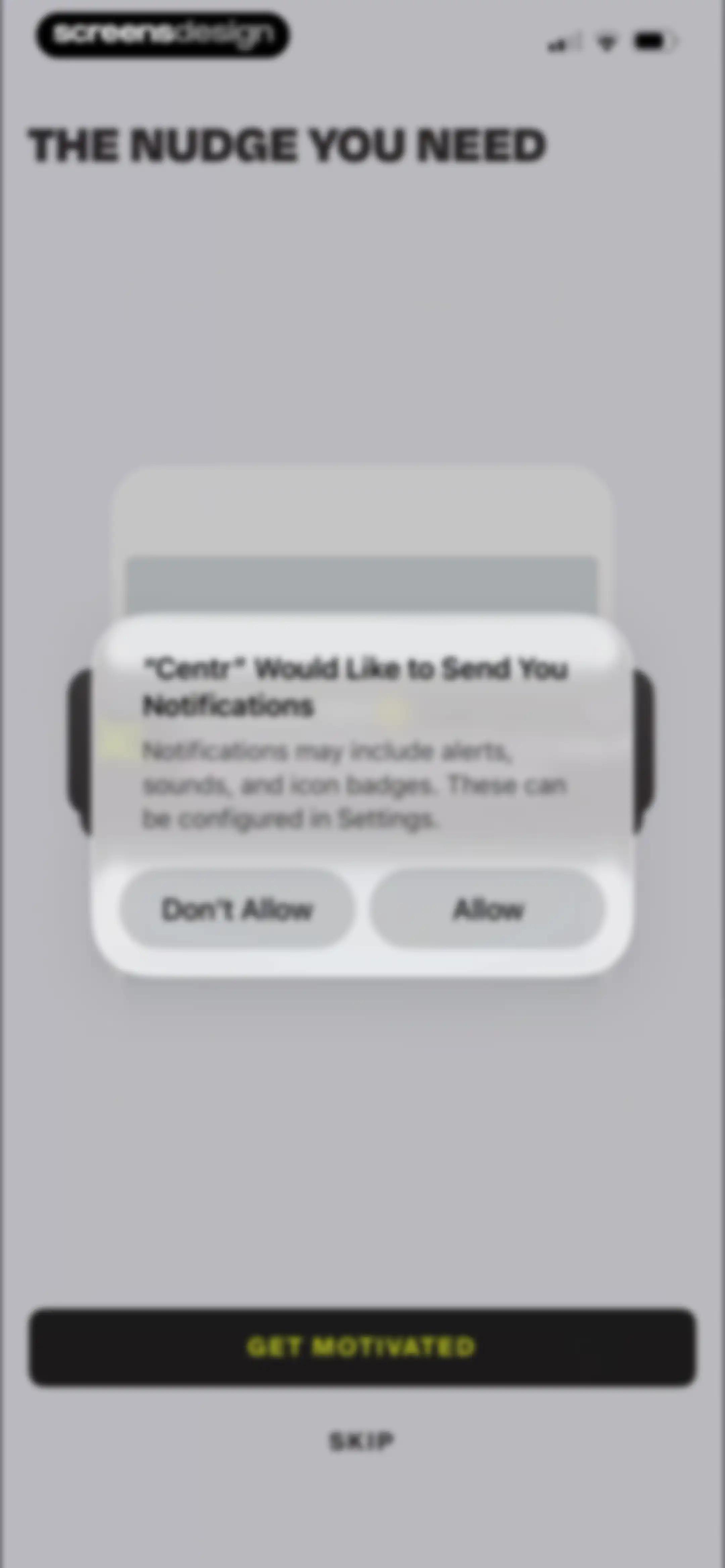 Centr: Strength & Fitness App screen 18
