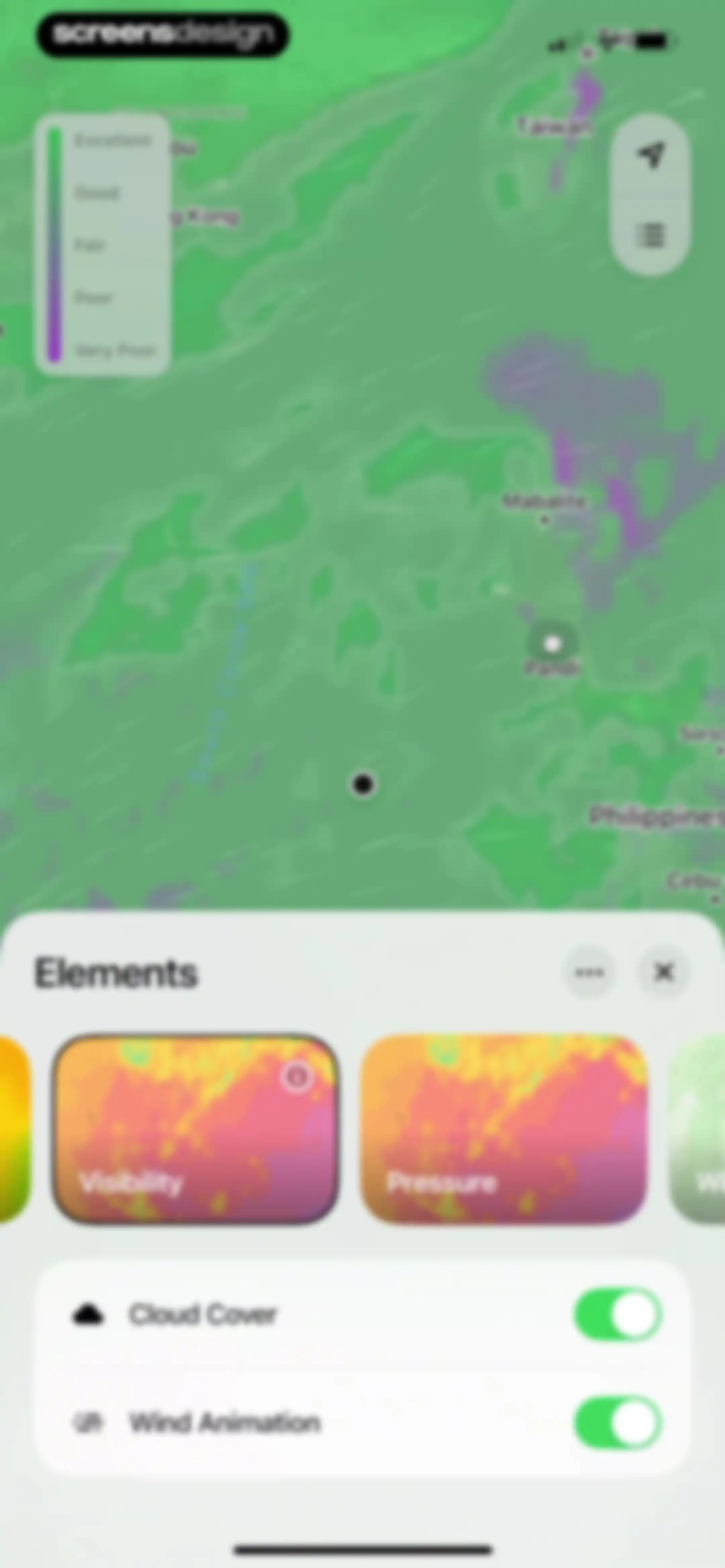 Element: Weather Radar screen 26
