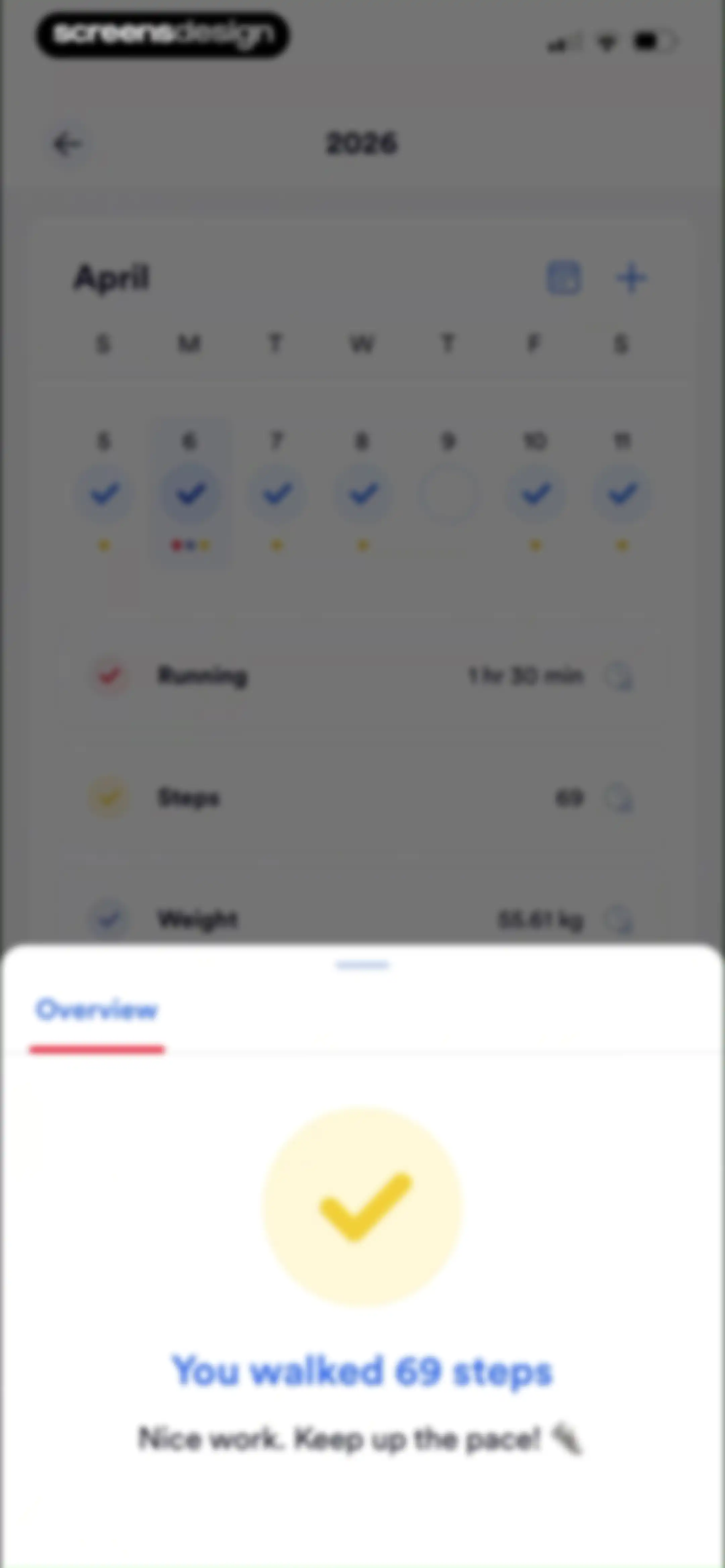 Caliber: Strength Training screen 183