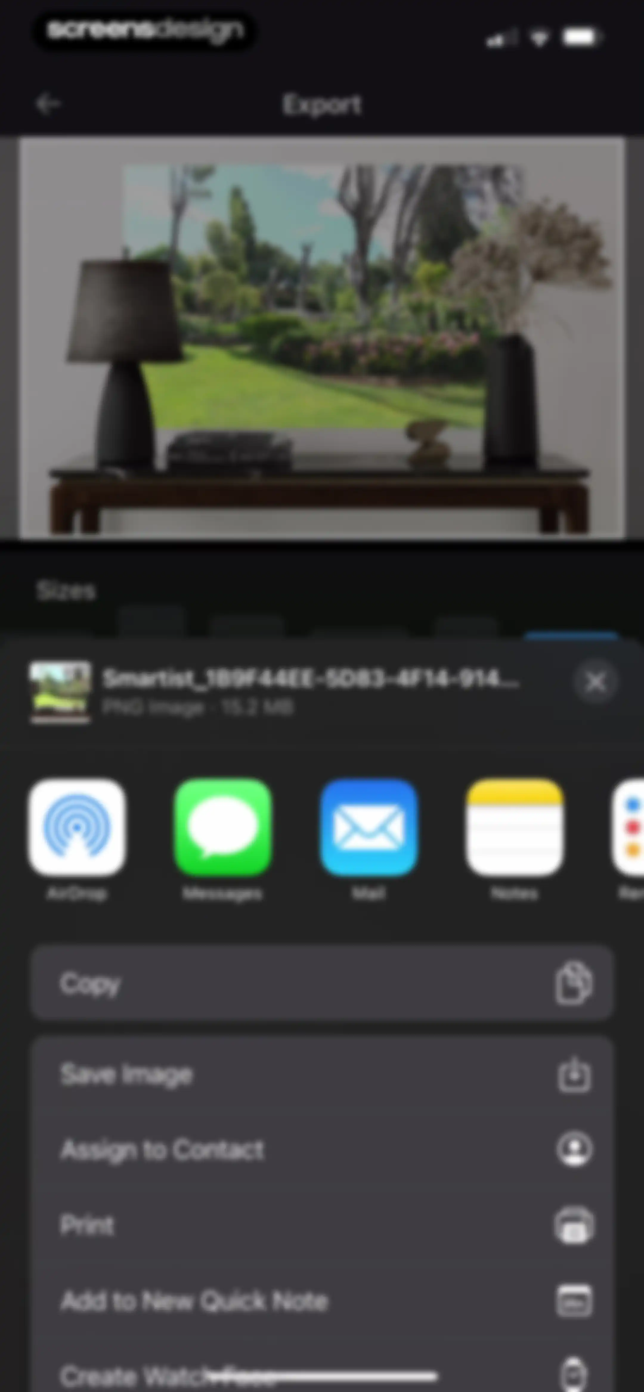 Smartist: Art Preview on Wall screen 38