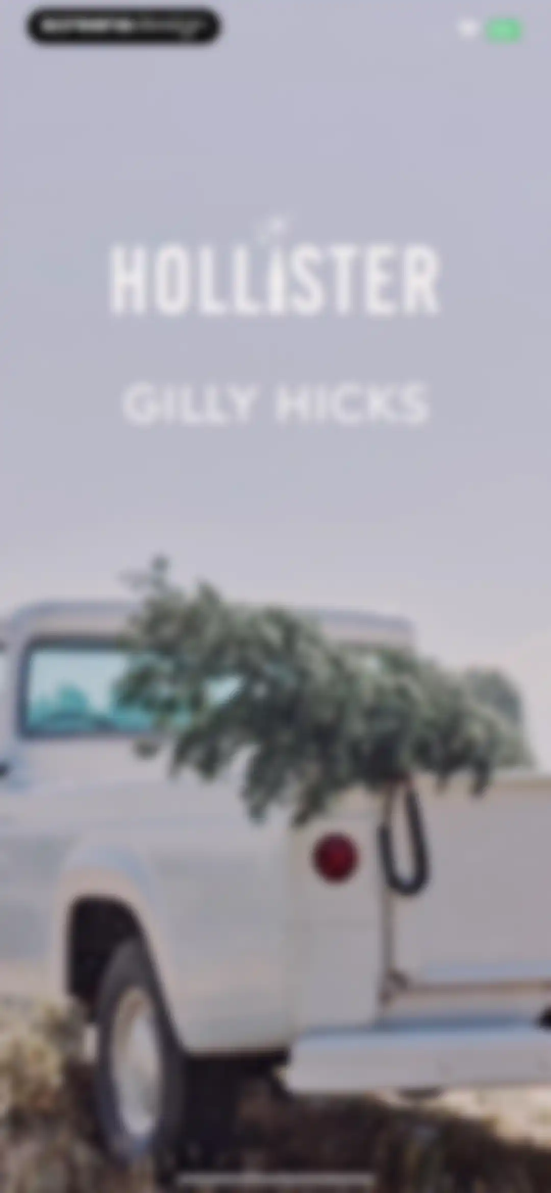 Hollister Co. screen 1