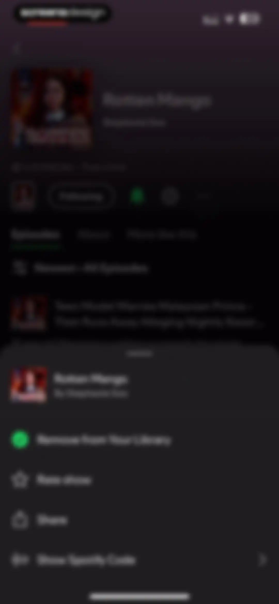 Spotify: Music and Podcasts screen 54