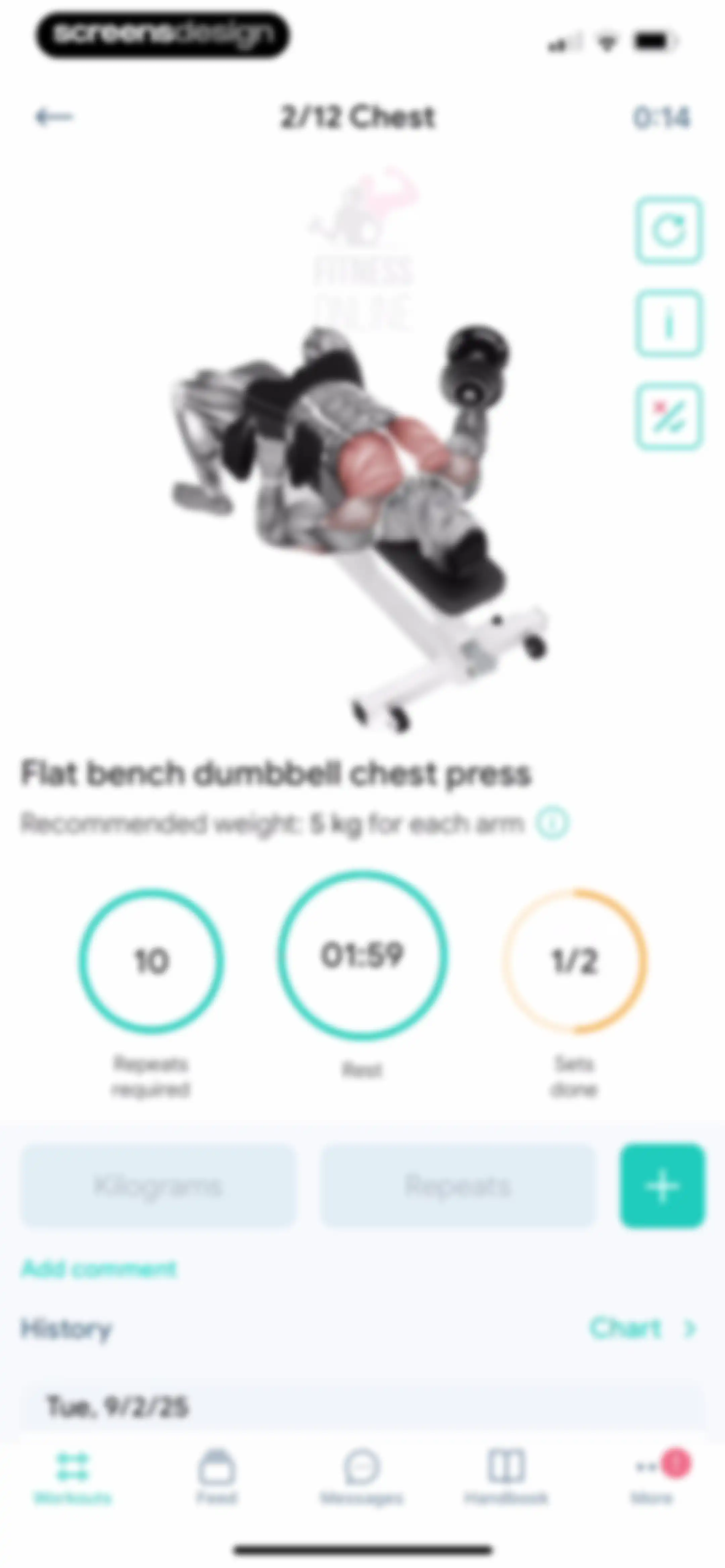 Fitness App: Gym Workout Plan screen 47