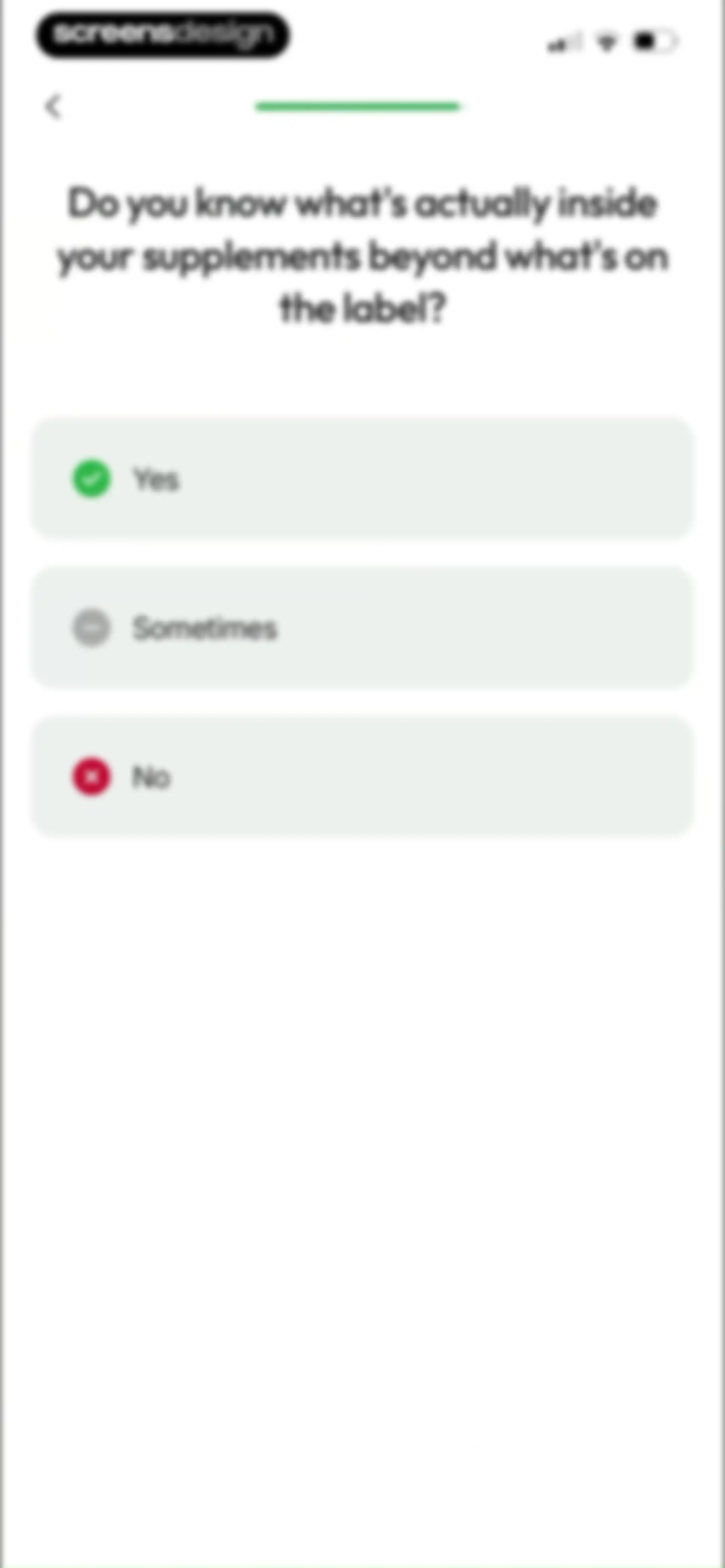 Prove It - Supplement Scanner screen 32