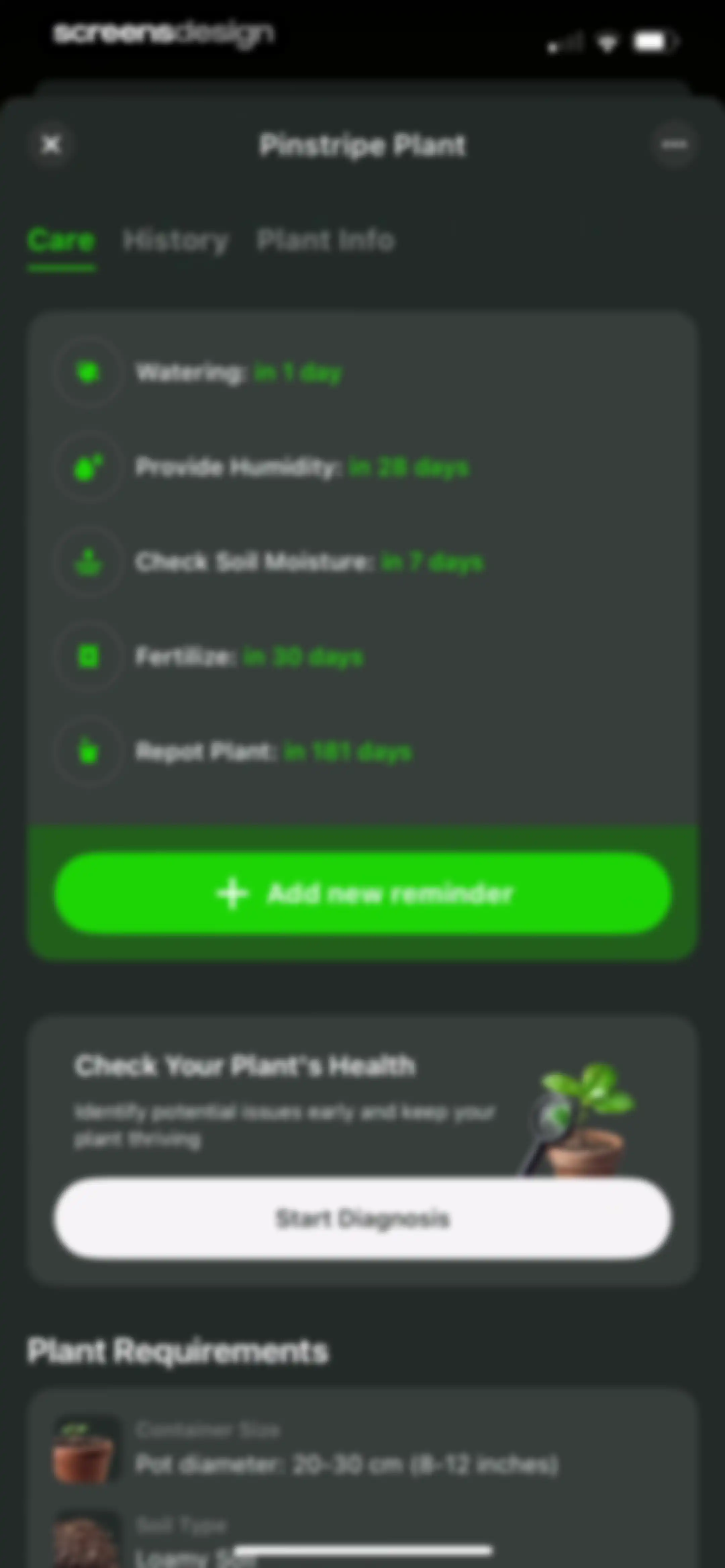 Plant Identifier & Care App screen 58