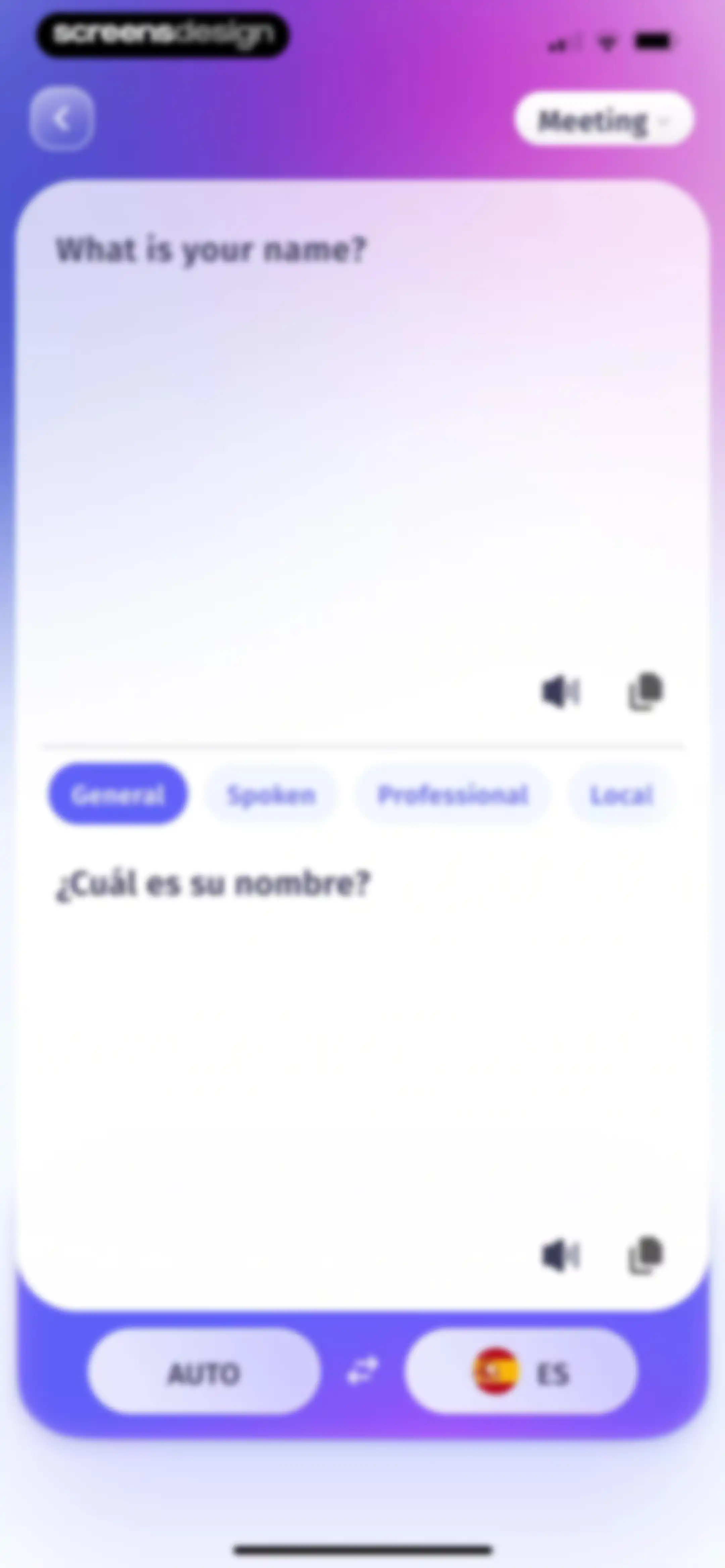 eTranslator-AI Translate screen 83