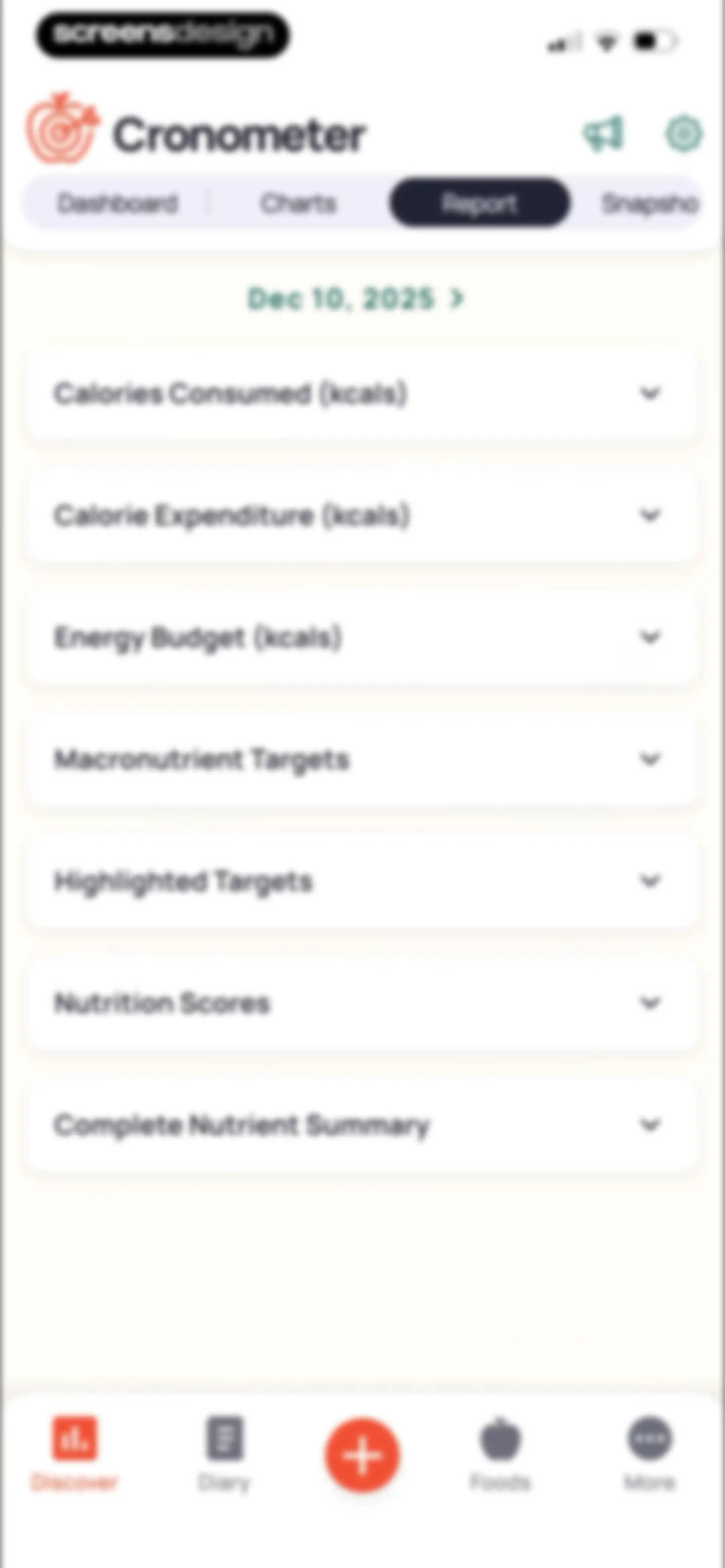 Cronometer: Calorie Counter screen 68