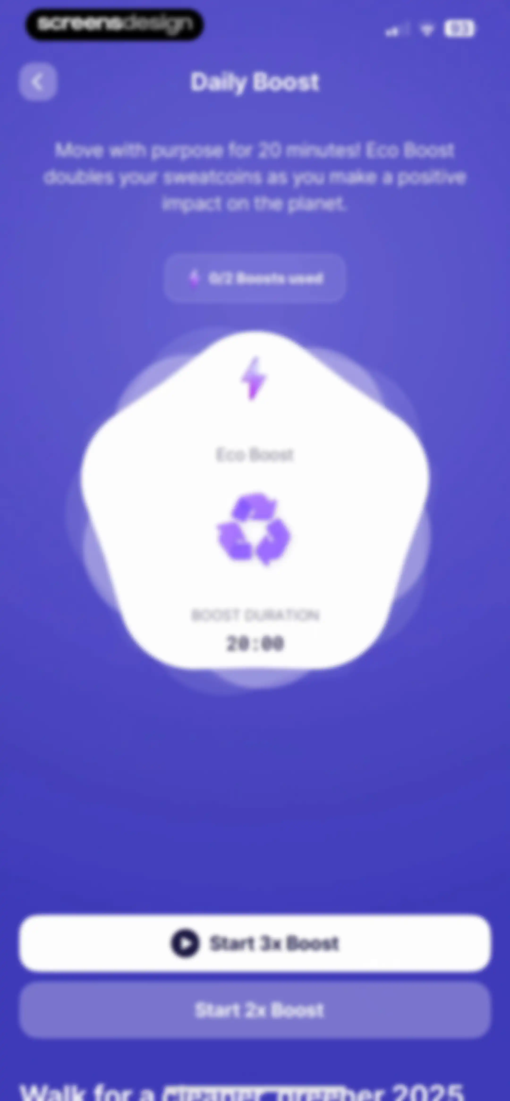 Sweatcoin Walking Step Counter screen 168
