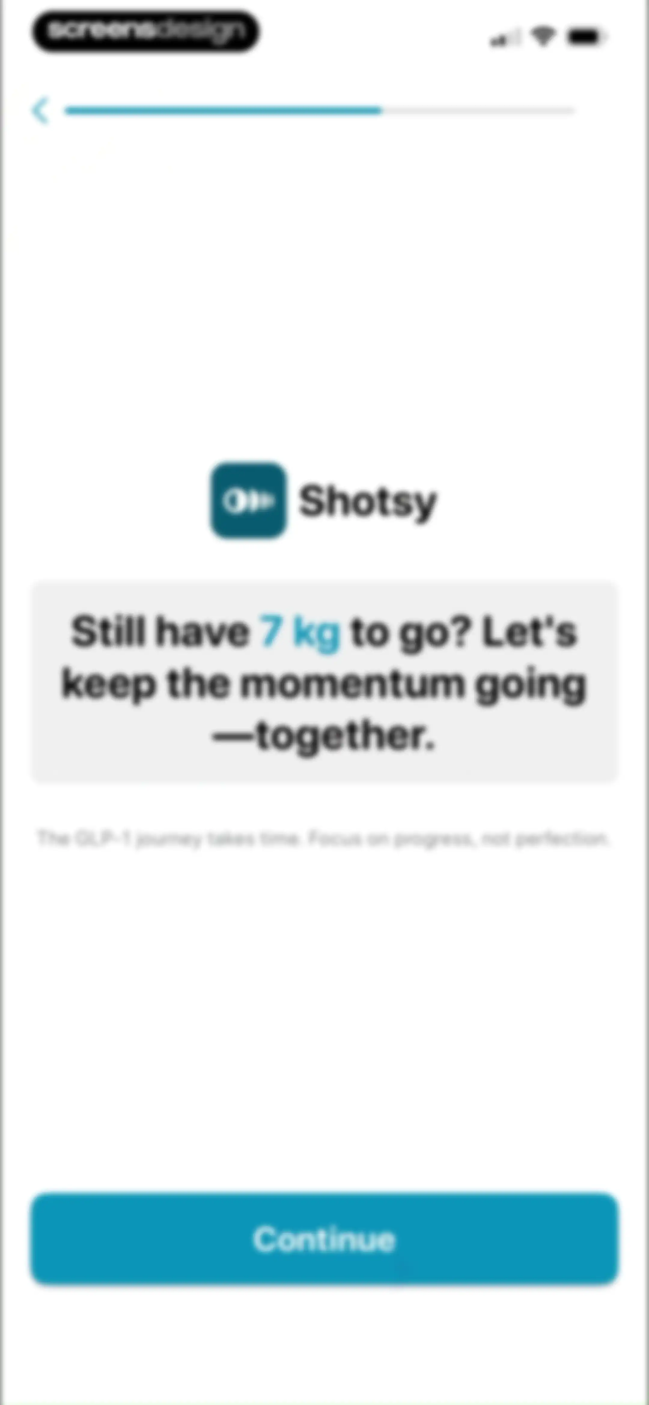 Shotsy GLP-1 Tracker screen 19
