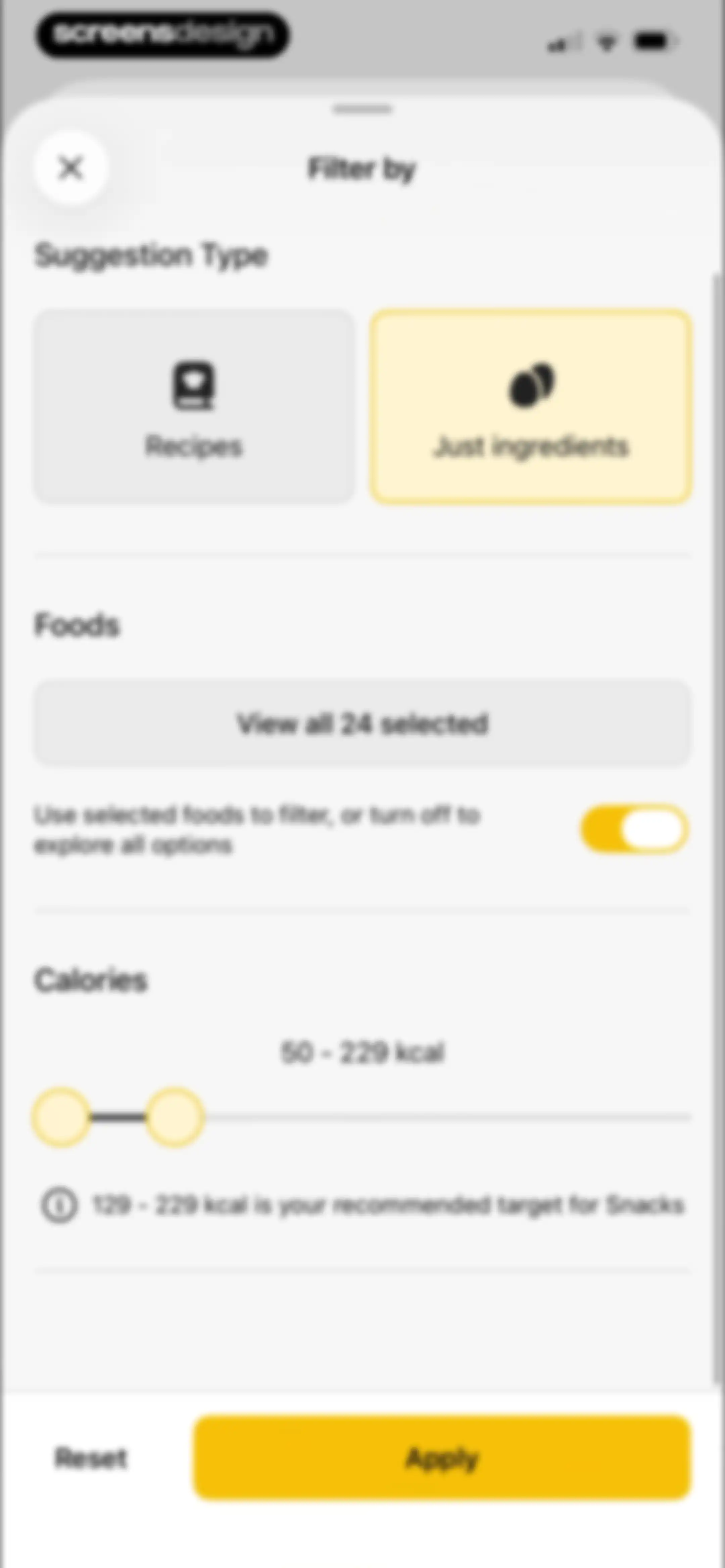 Fitia: Calorie Counter & Diet screen 139