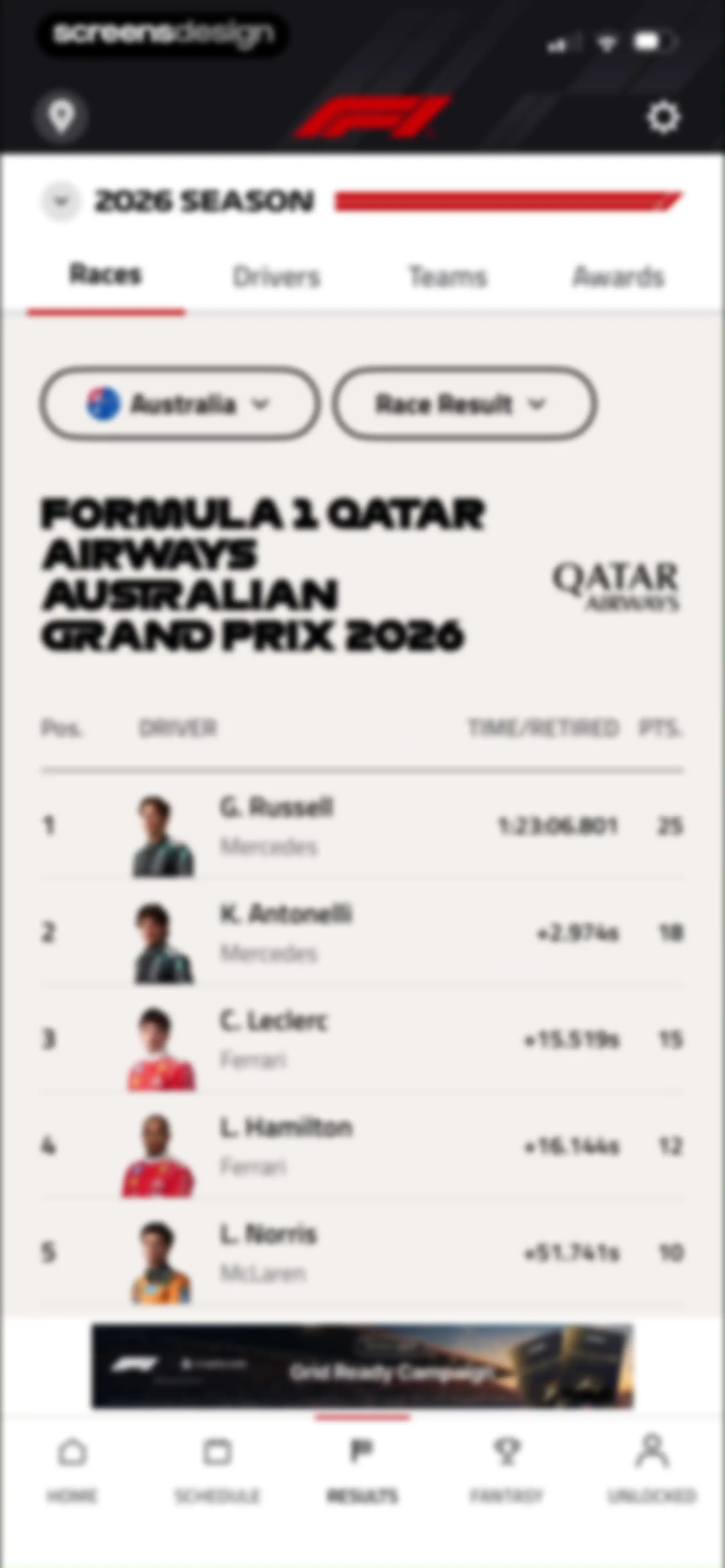 Formula 1® screen 75