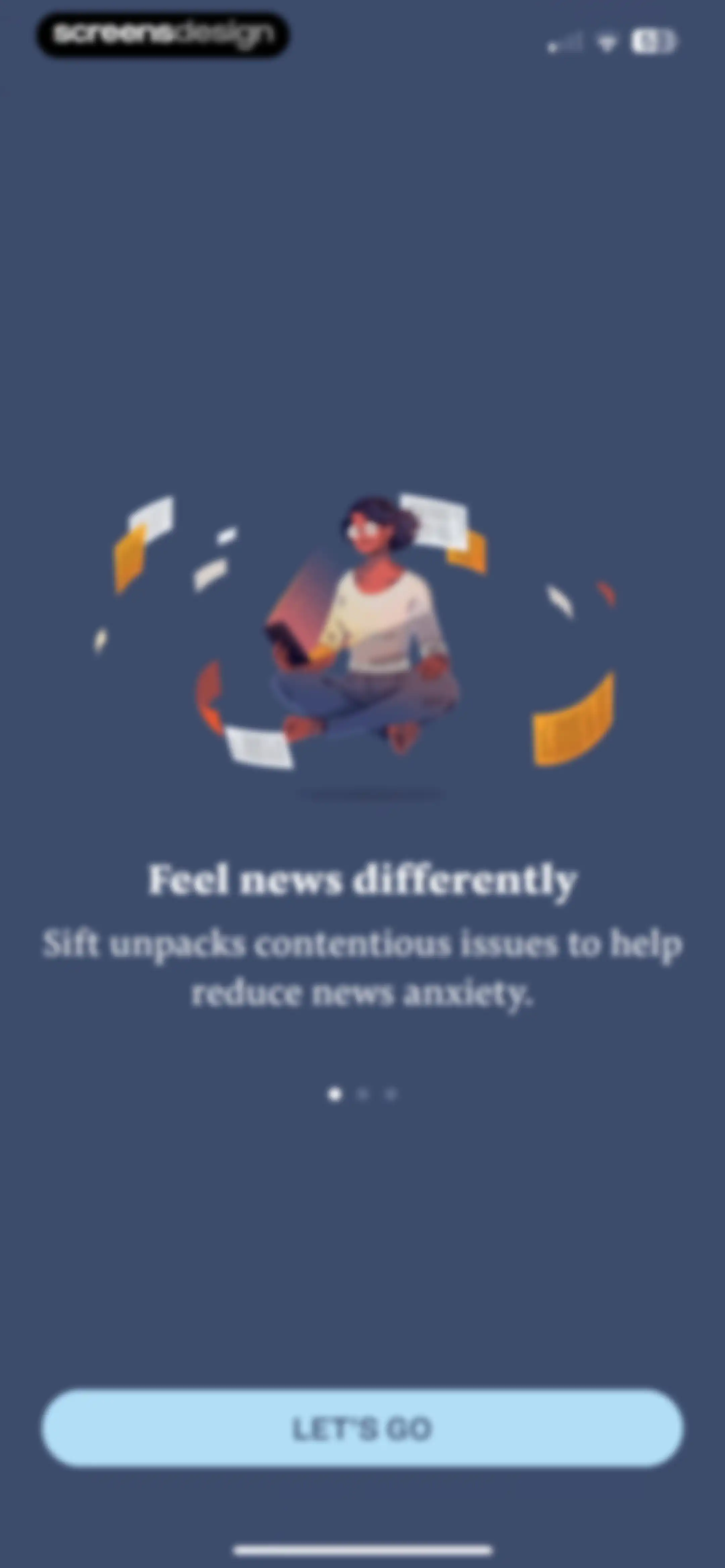 Sift - News Therapy screen 1