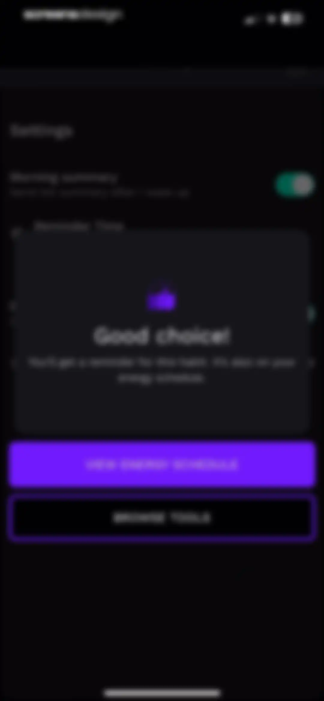 RISE: Sleep Tracker screen 123