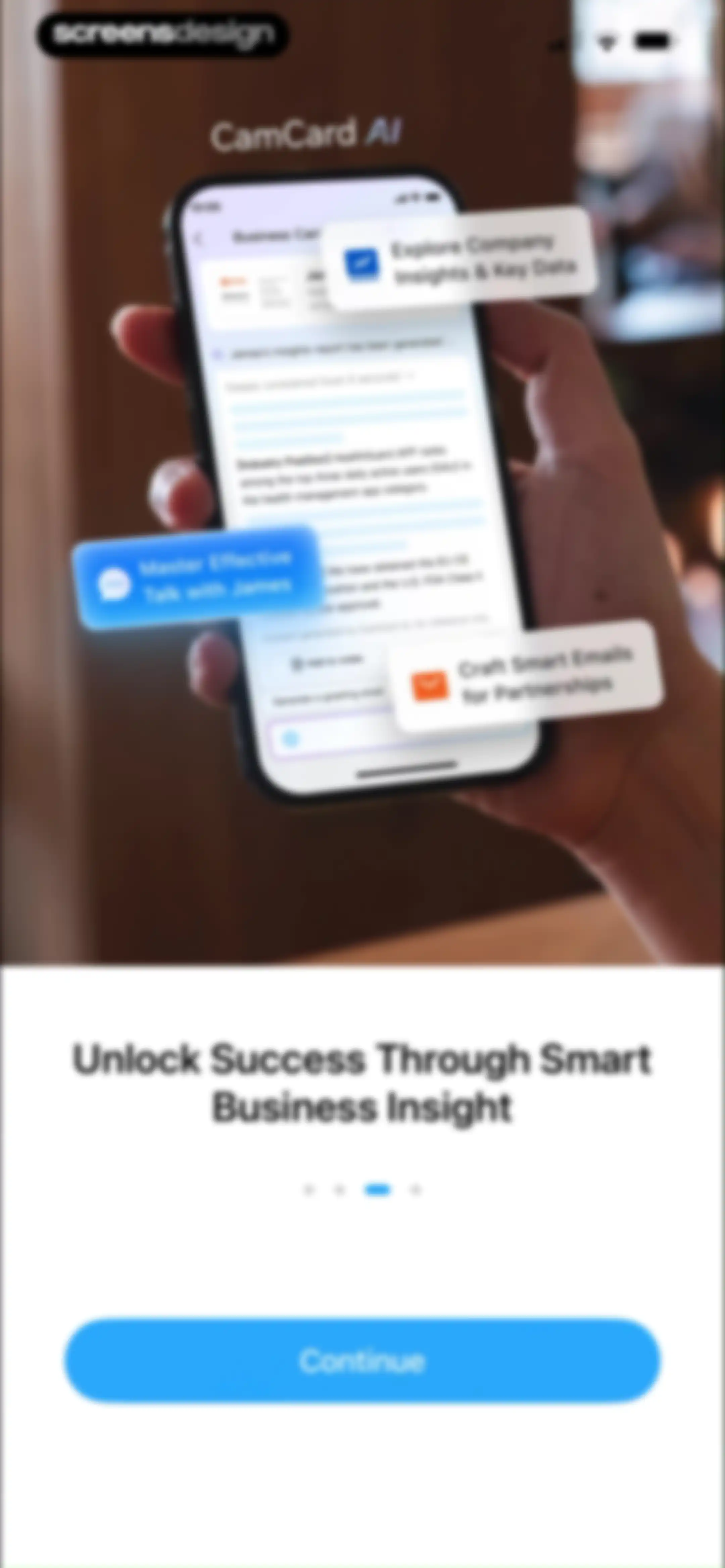 CamCard AI Business Assistant screen 4
